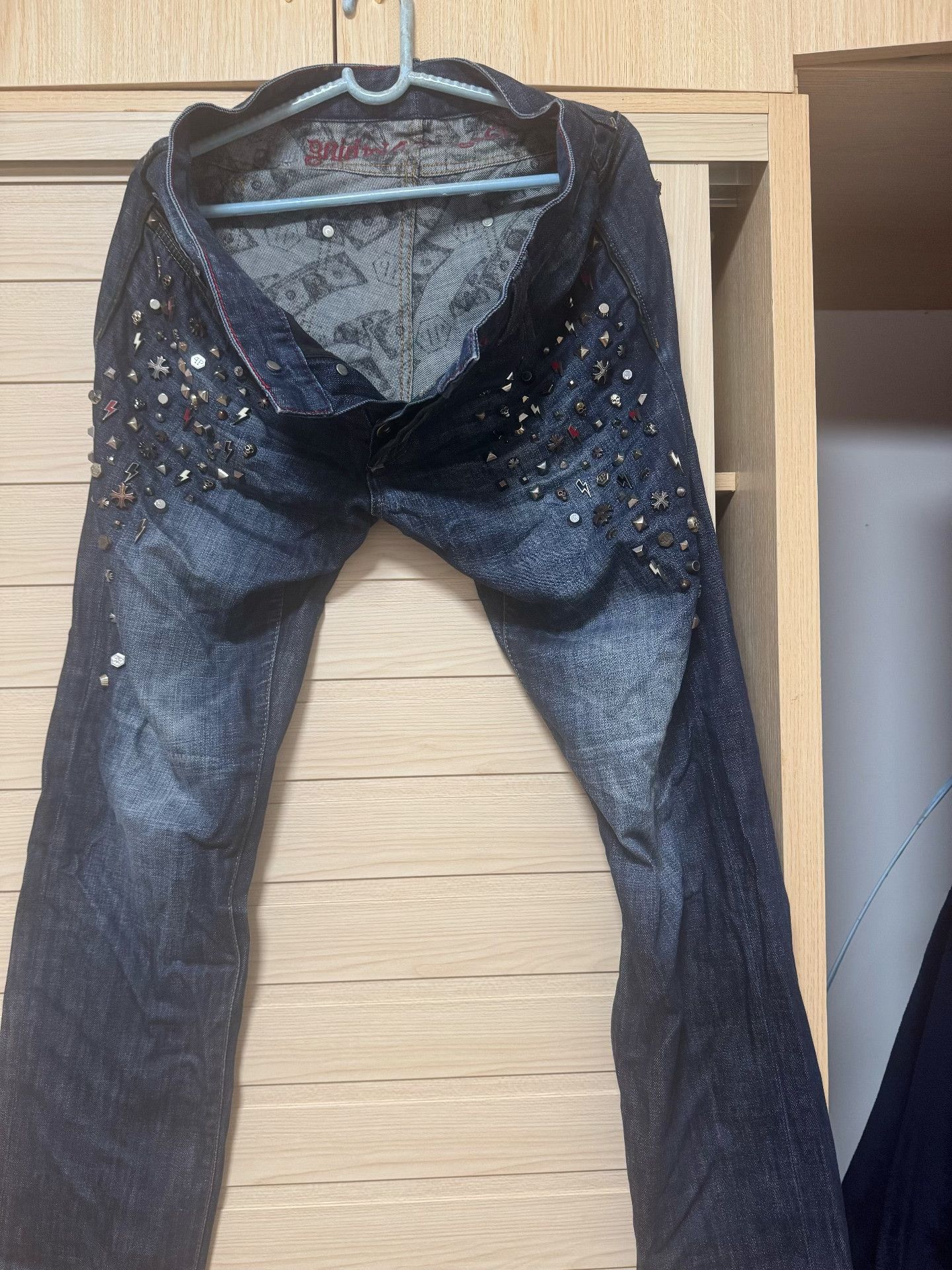 Philipp Plein Philipp Plein Embellished Cotton Jeans Size US 31 - 6 Thumbnail