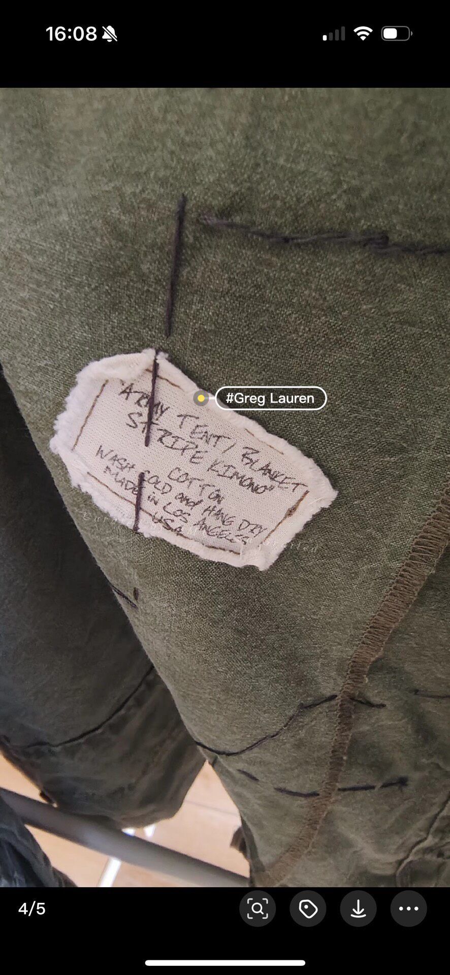 Greg Lauren Greg Lauren Apparel Size US M / EU 48-50 / 2 - 4 Thumbnail