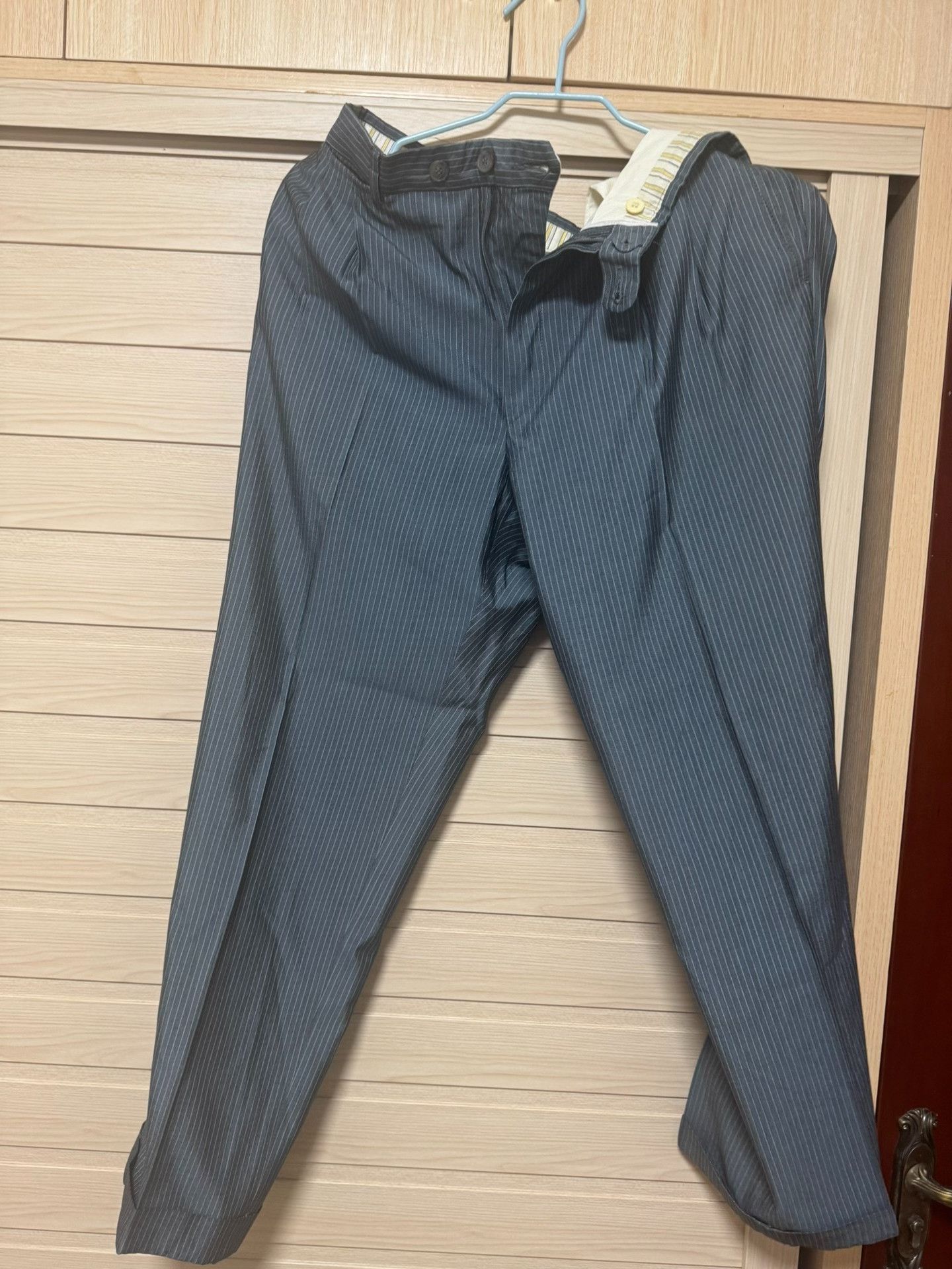 Ermenegildo Zegna Ermenegildo Zegna Blue Pinstripe Suit Size US M / EU 48-50 / 2 - 6 Thumbnail