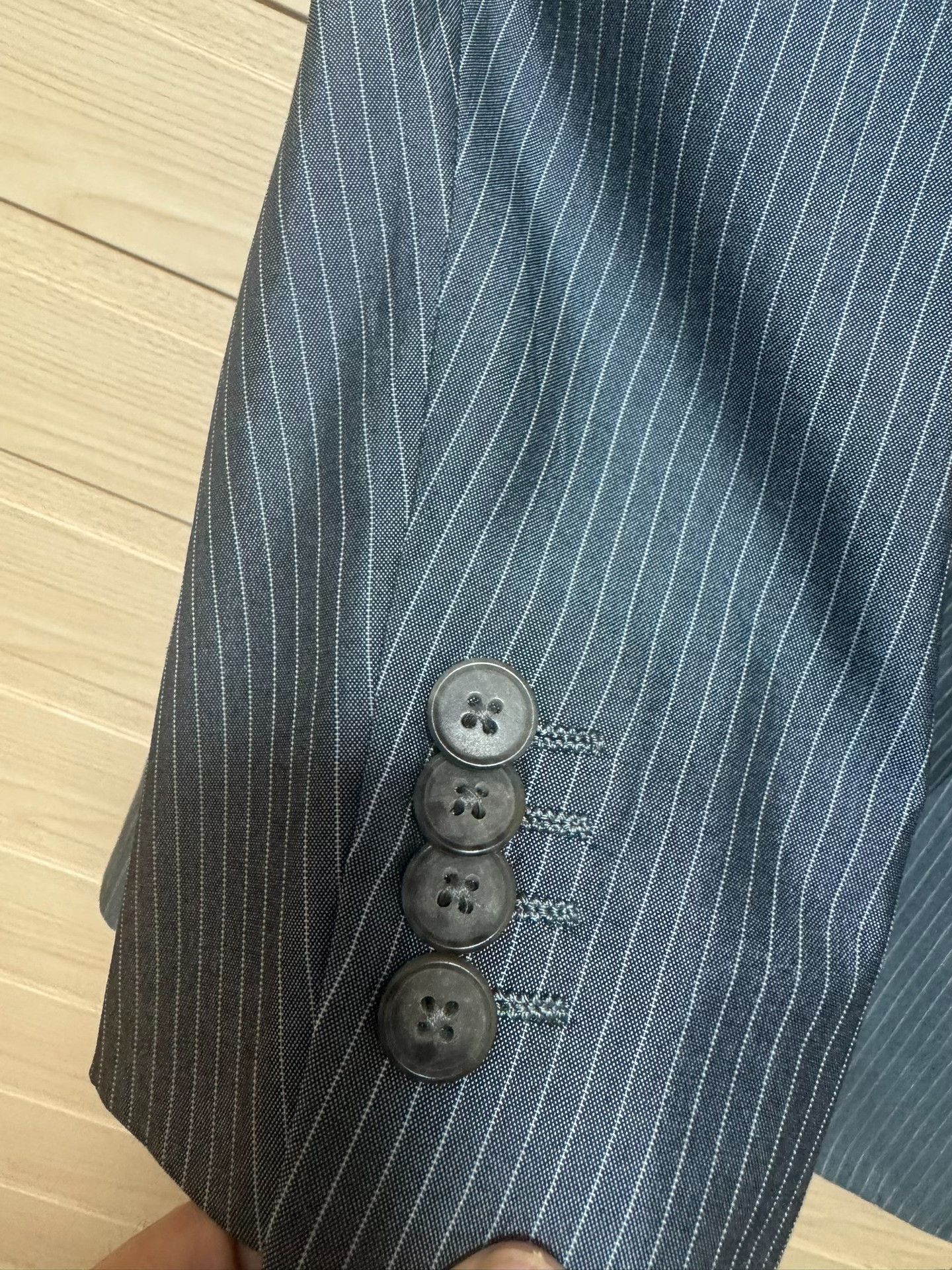 Ermenegildo Zegna Ermenegildo Zegna Blue Pinstripe Suit Size US M / EU 48-50 / 2 - 3 Thumbnail
