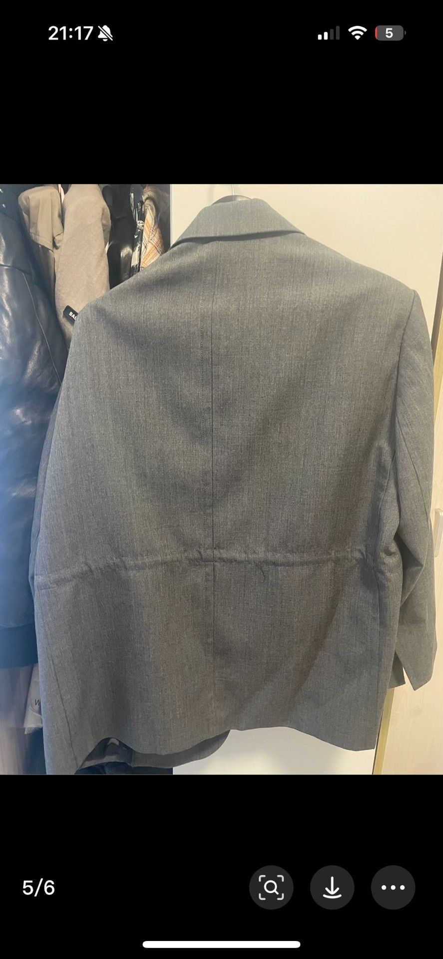 WE11DONE Welldone XS Oversized OS Suit Size XS / US 0-2 / IT 36-38 - 5 Thumbnail