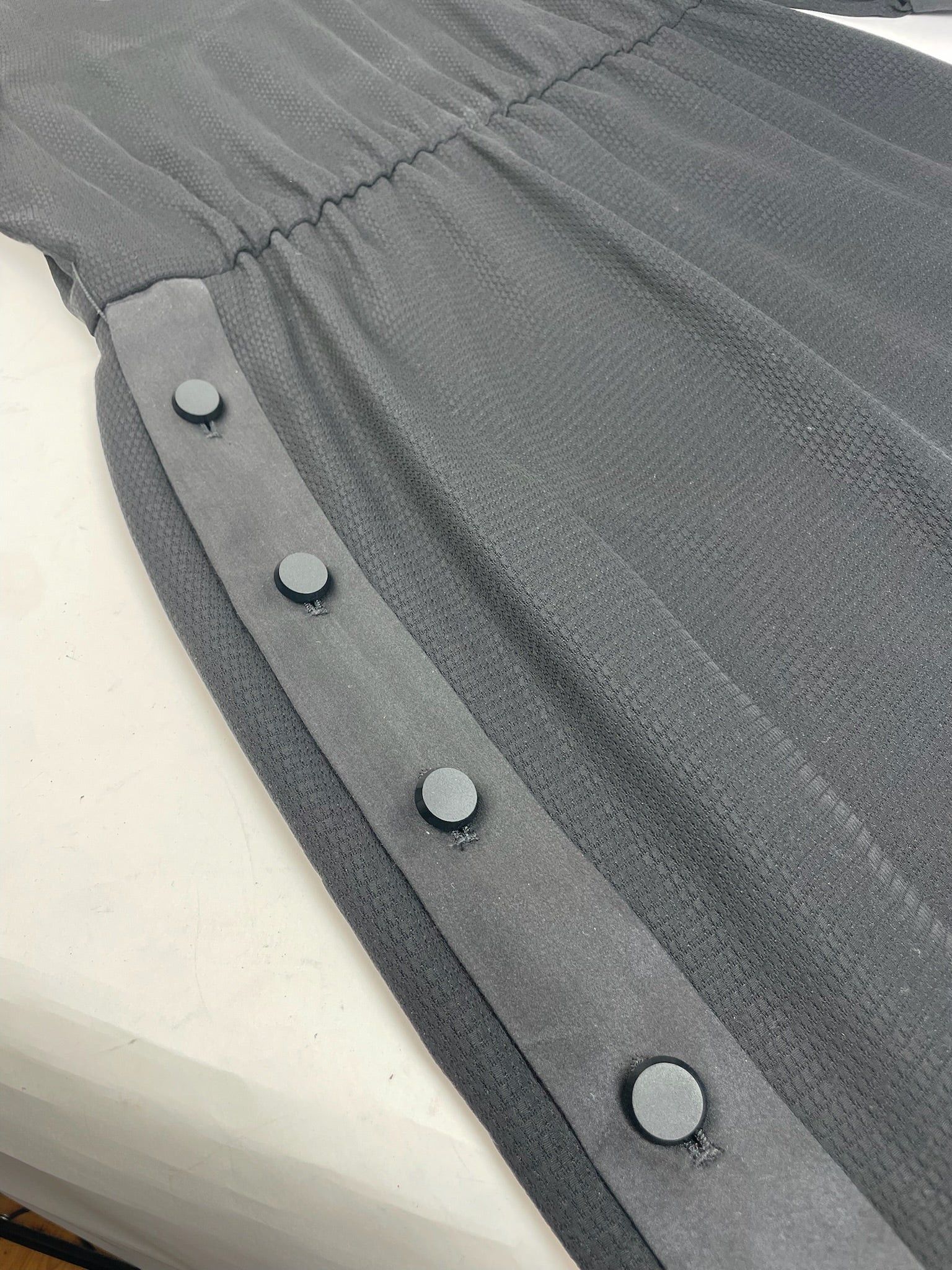 Givenchy Black Maxi Dress with Side Button Detailing Size M / US 6-8 / IT 42-44 - 8 Thumbnail