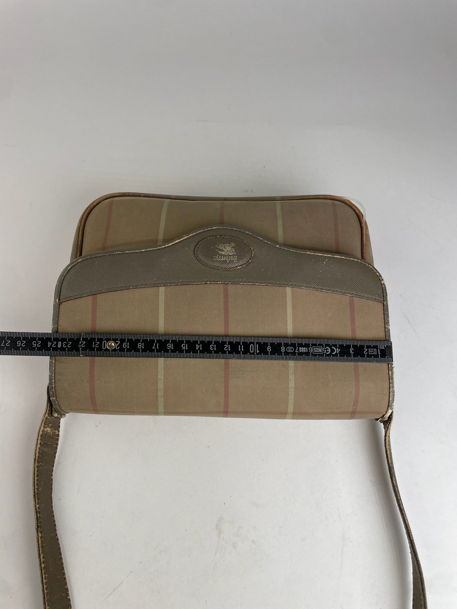 Burberry Vintage Shoulder Bag Iconic Check in Beige and Brown Size ONE SIZE - 8 Thumbnail