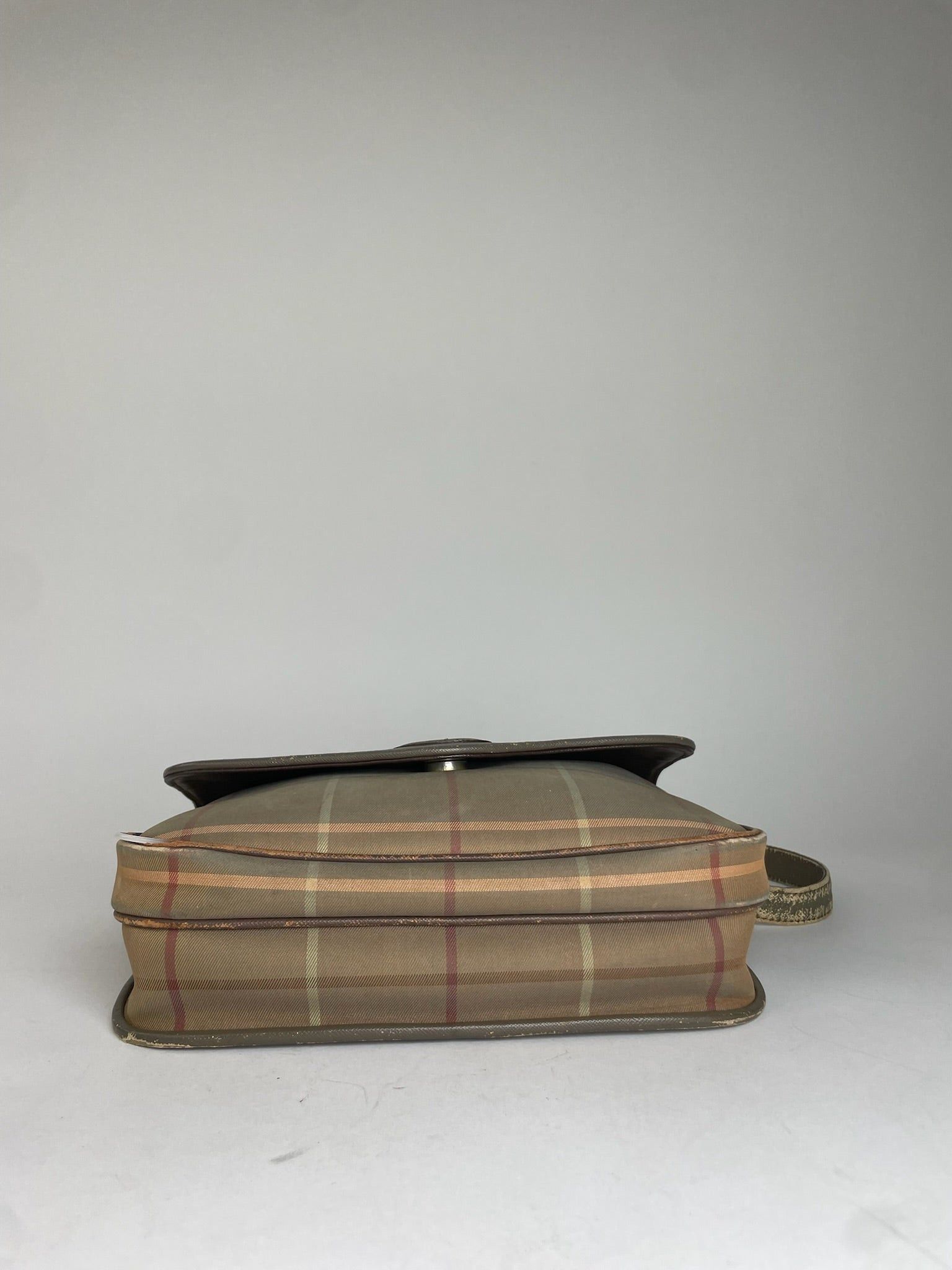 Burberry Vintage Shoulder Bag Iconic Check in Beige and Brown Size ONE SIZE - 12 Thumbnail