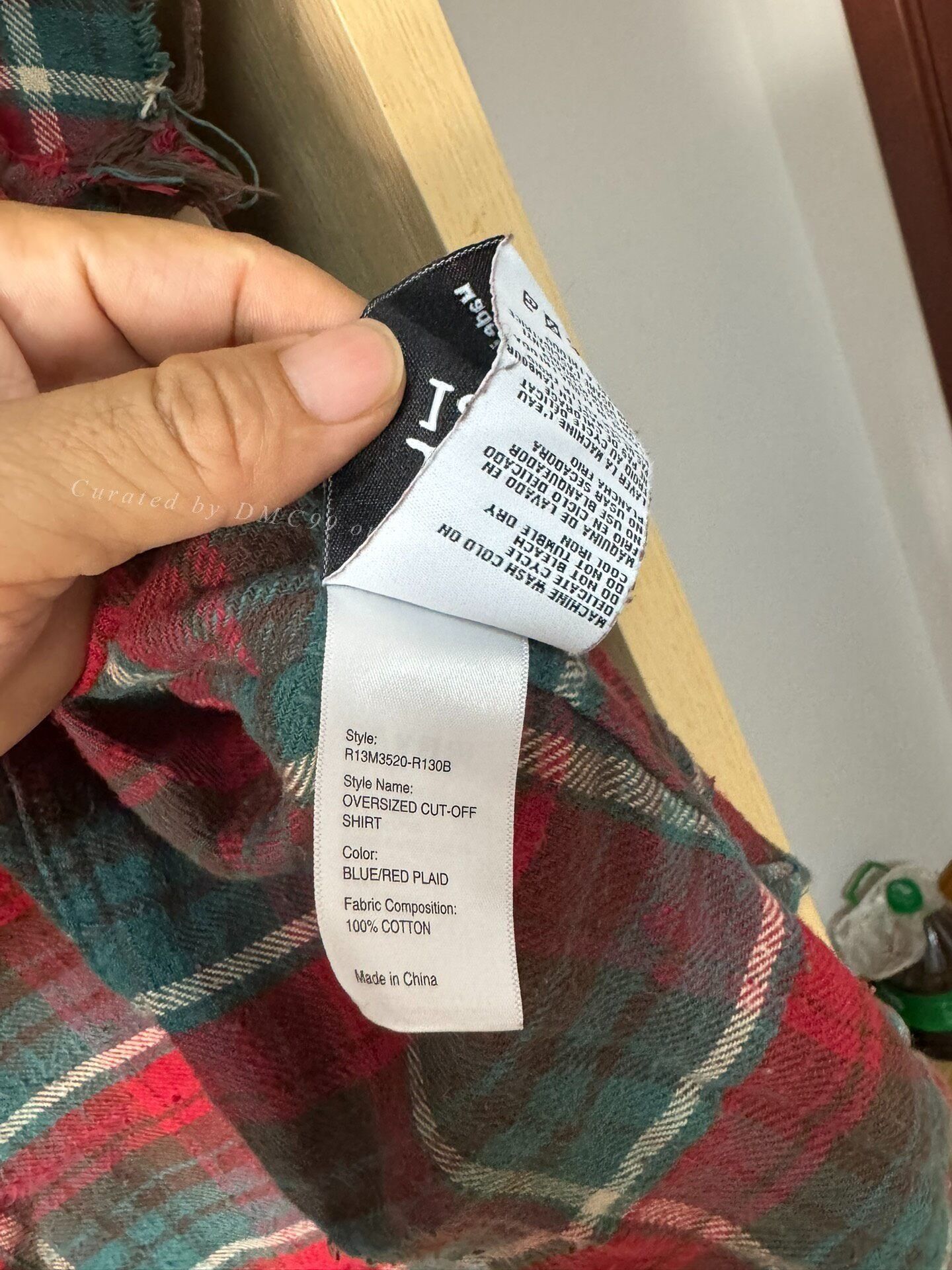 R13 R13 Plaid Shirt Size M Size US M / EU 48-50 / 2 - 6 Thumbnail