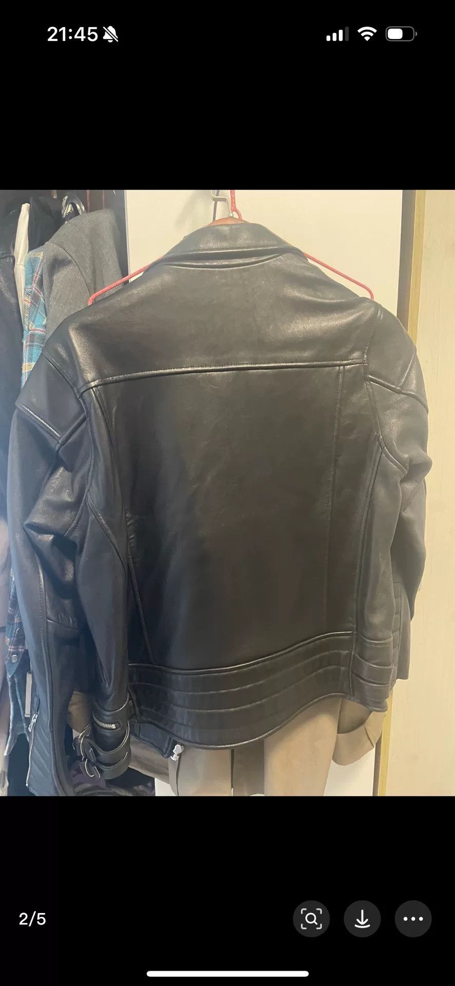 Other Thick Leather Jacket Near New Size US M / EU 48-50 / 2 - 2 Thumbnail