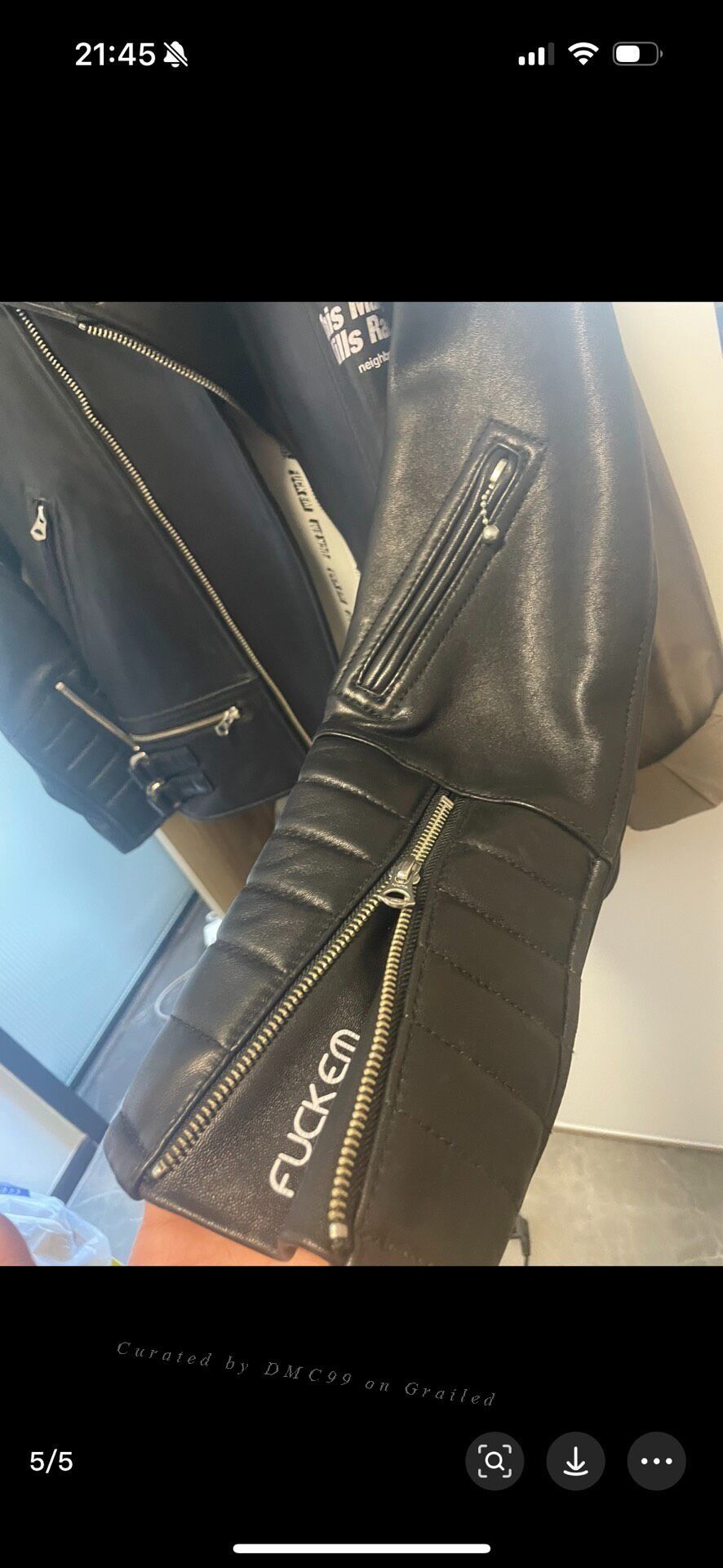 Other Thick Leather Jacket Near New Size US M / EU 48-50 / 2 - 5 Thumbnail