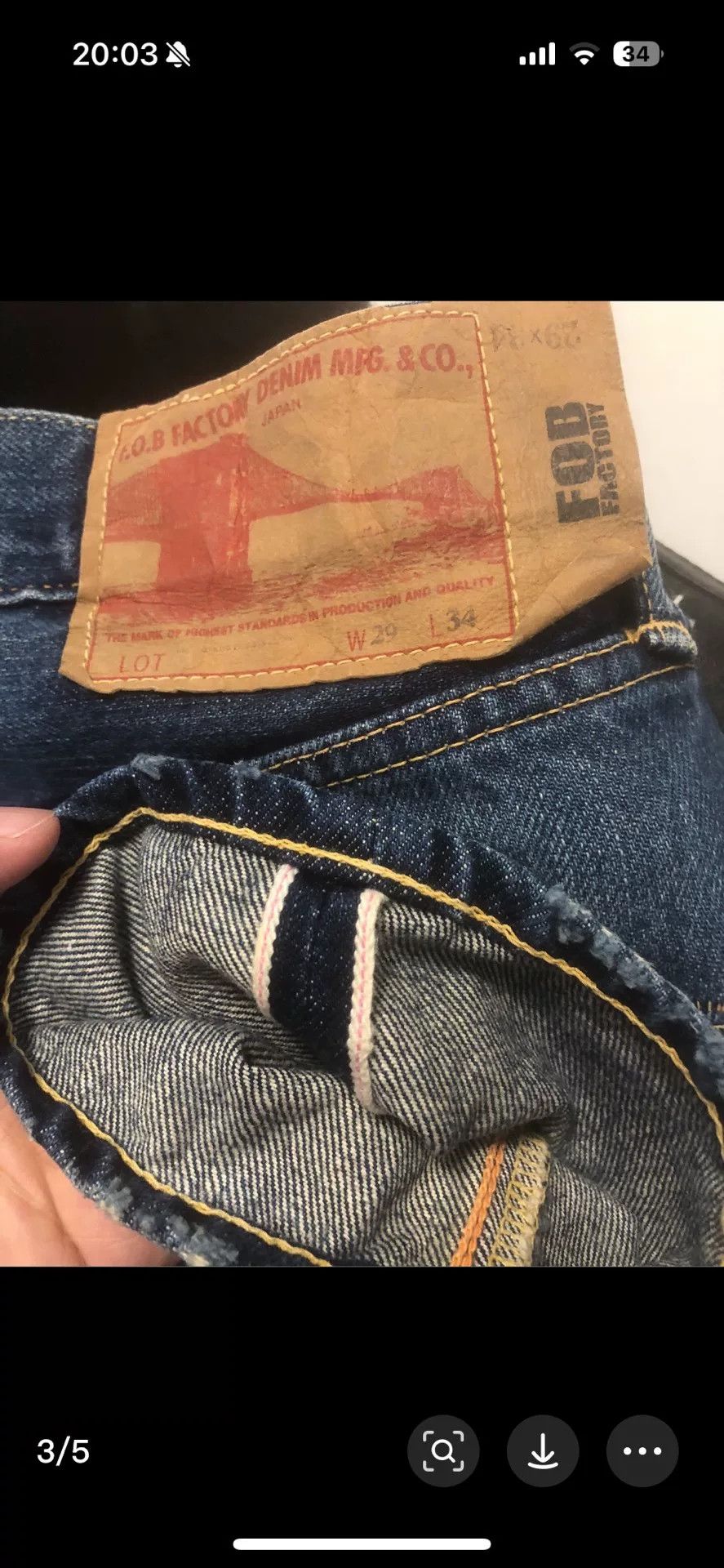 Other FOB Jeans Size 28 Size 28" / US 6 / IT 42 - 4 Thumbnail