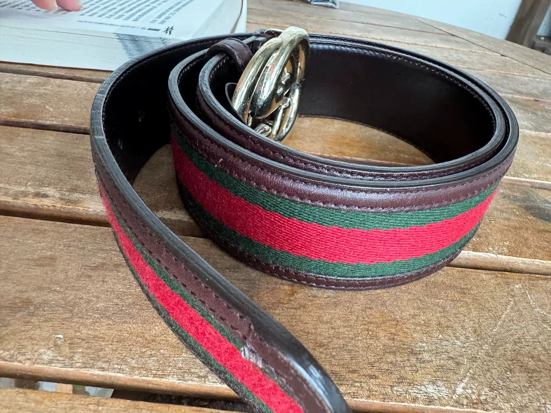 Gucci Gucci GG Logo Belt 85cm Size ONE SIZE - 2 Thumbnail