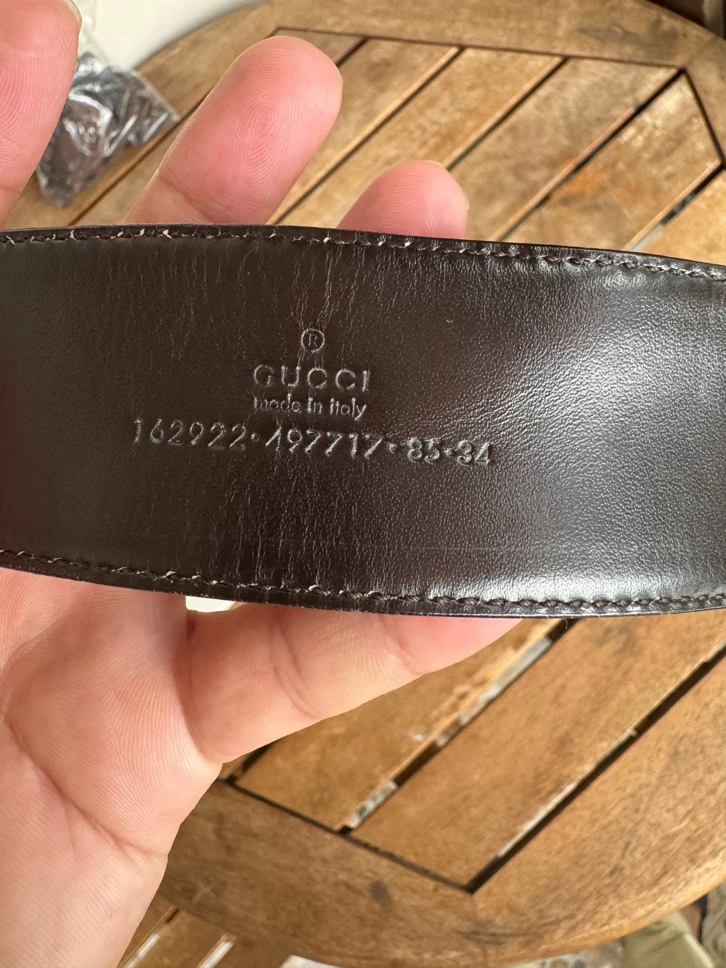 Gucci Gucci GG Logo Belt 85cm Size ONE SIZE - 5 Thumbnail