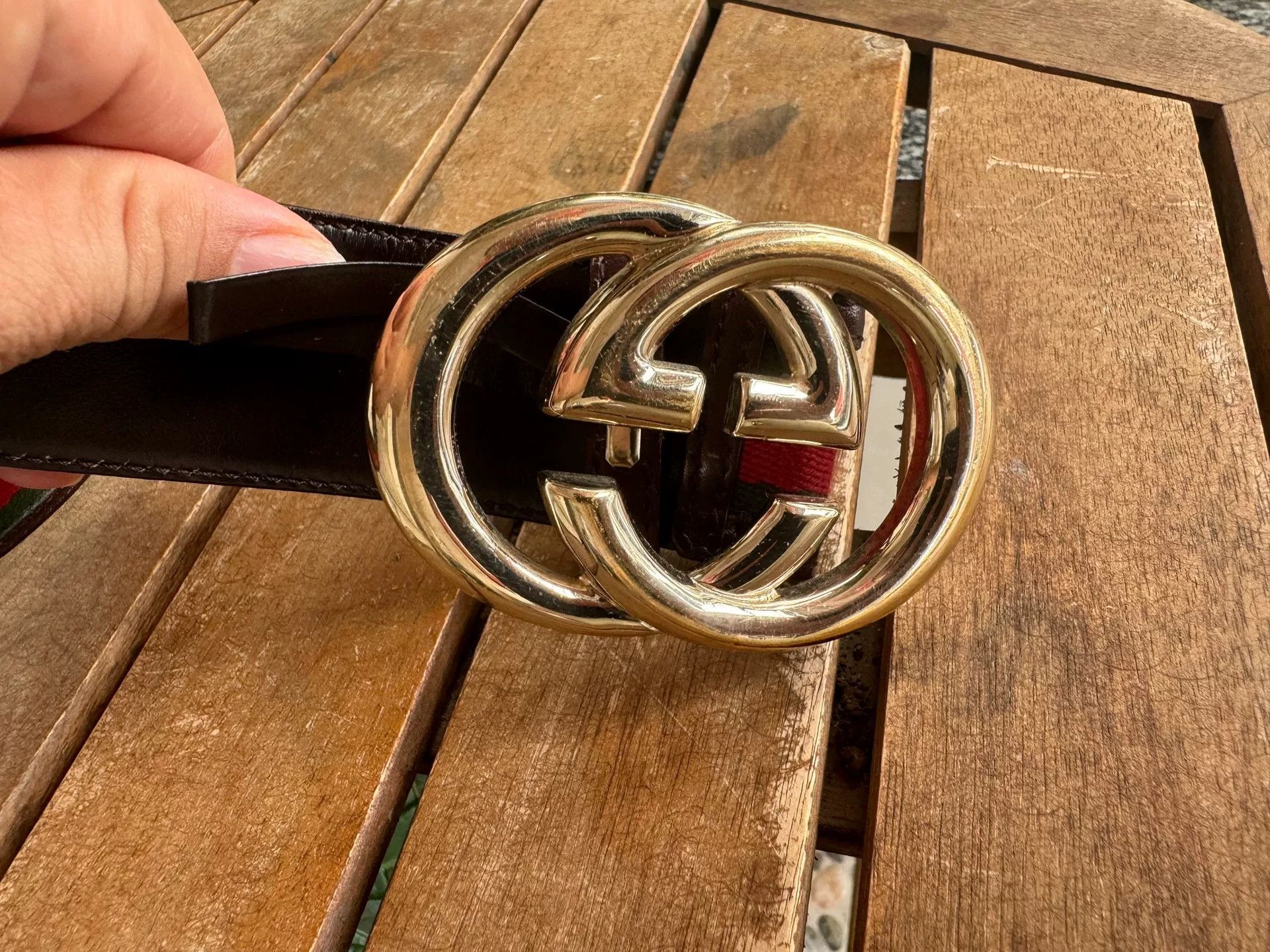 Gucci Gucci GG Logo Belt 85cm Size ONE SIZE - 3 Thumbnail