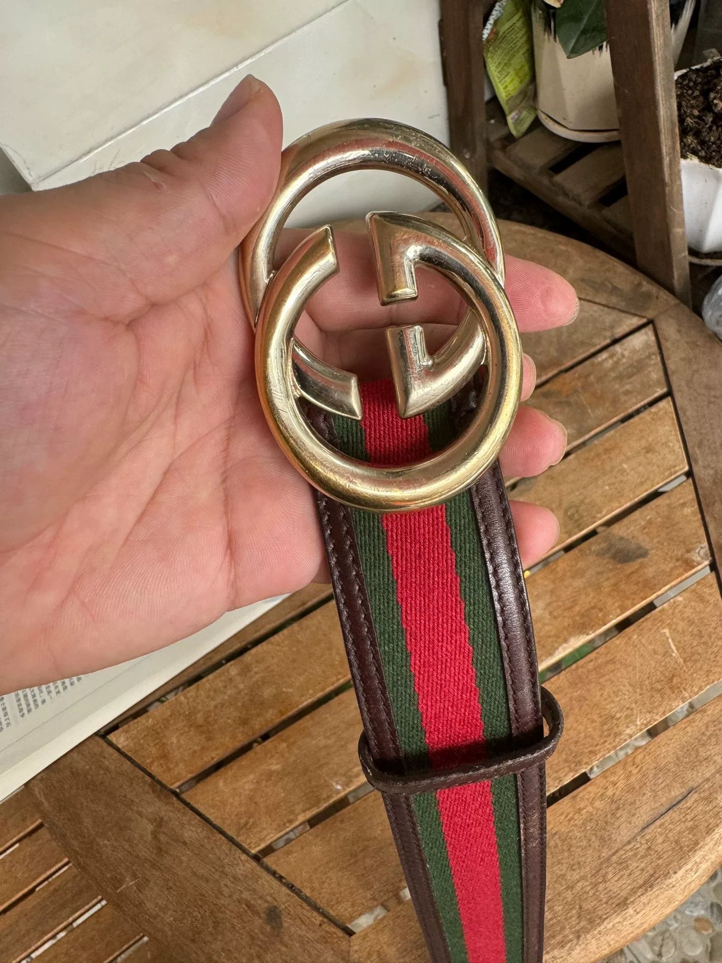 Gucci Gucci GG Logo Belt 85cm Size ONE SIZE - 6 Thumbnail
