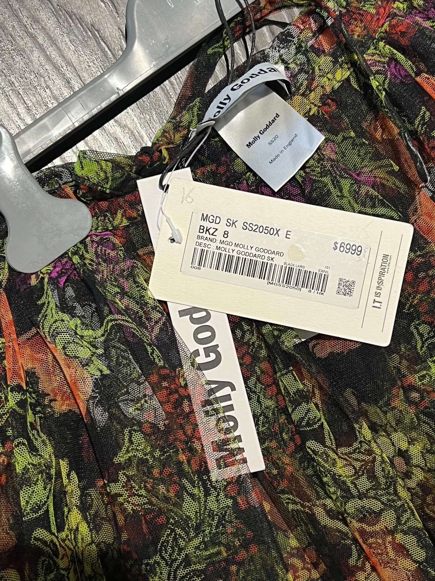 Molly Goddard Molly Goddard Floral Tulle Skirt Size 34" / US 12 / IT 48 - 7 Thumbnail