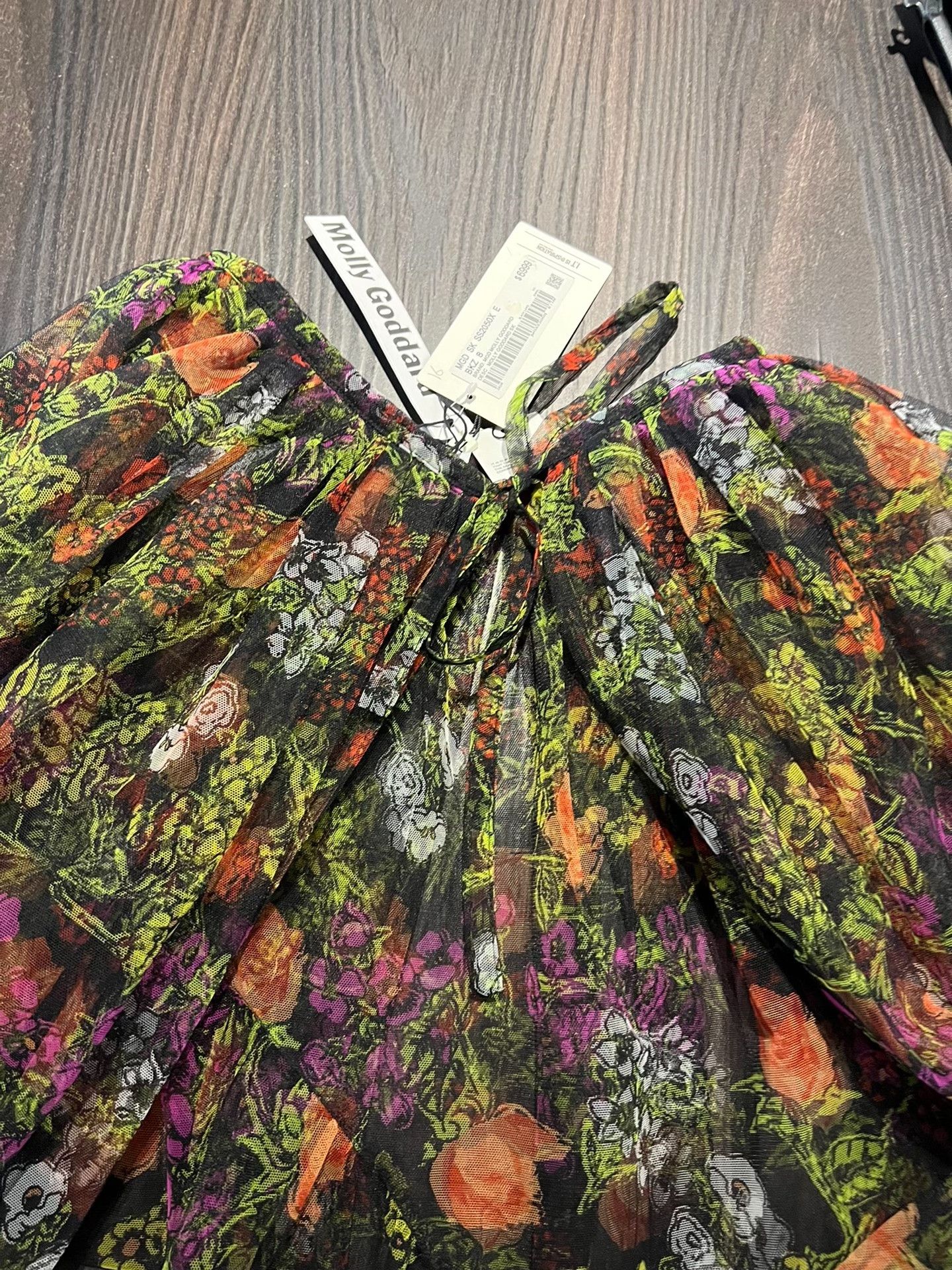 Molly Goddard Molly Goddard Floral Tulle Skirt Size 34" / US 12 / IT 48 - 6 Thumbnail