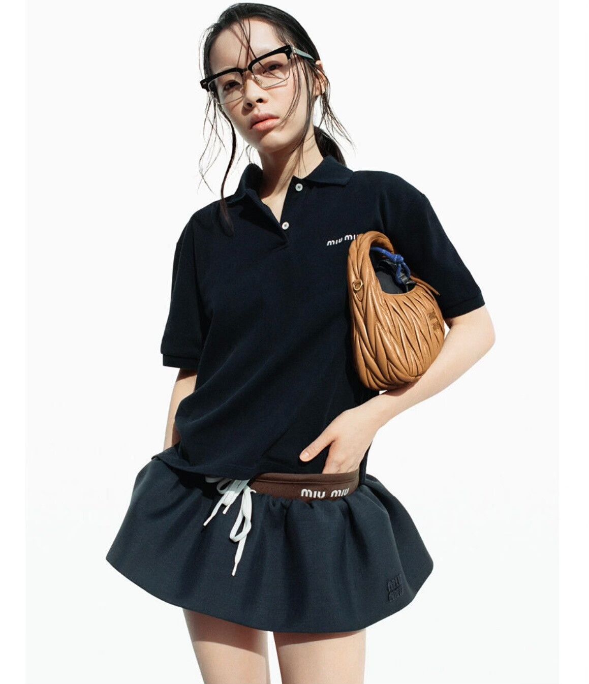 Miu Miu Miu Miu Runway Drawstring Ruffled Skirt Size 42" / US 20 - 5 Thumbnail