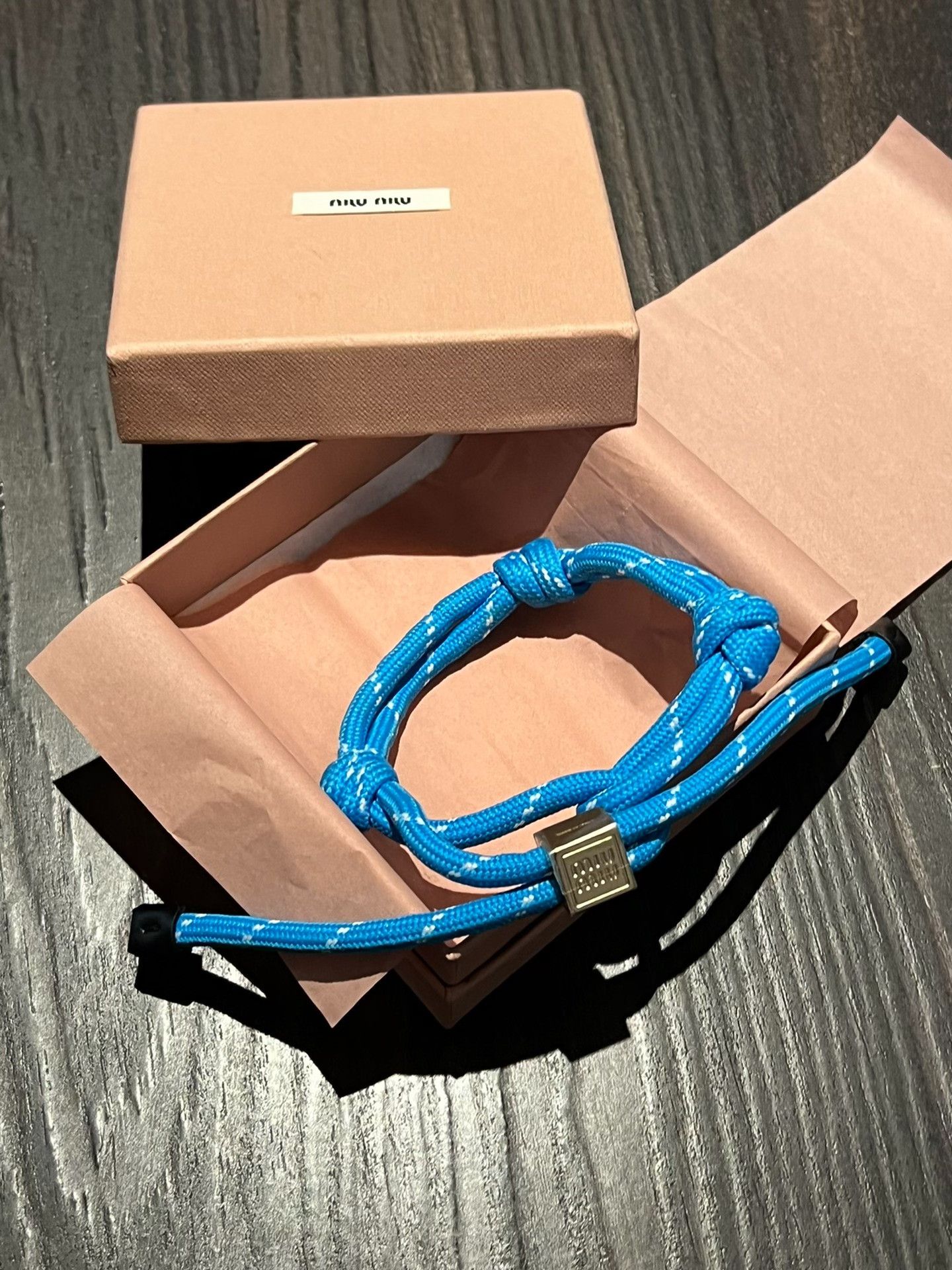 Miu Miu MIU MIU Blue Show Hand Rope Charm Size ONE SIZE - 3 Thumbnail