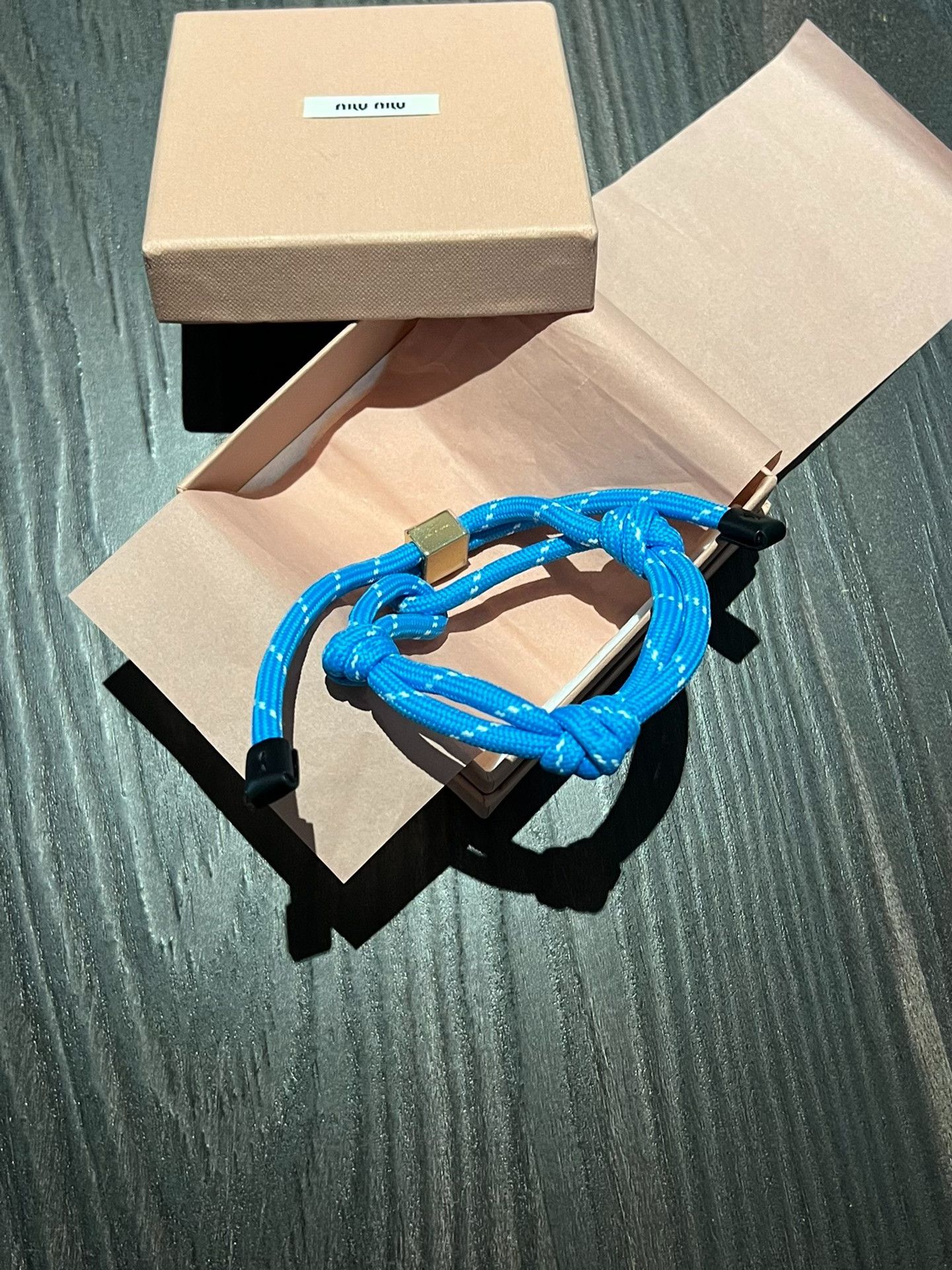 Miu Miu MIU MIU Blue Show Hand Rope Charm Size ONE SIZE - 4 Thumbnail