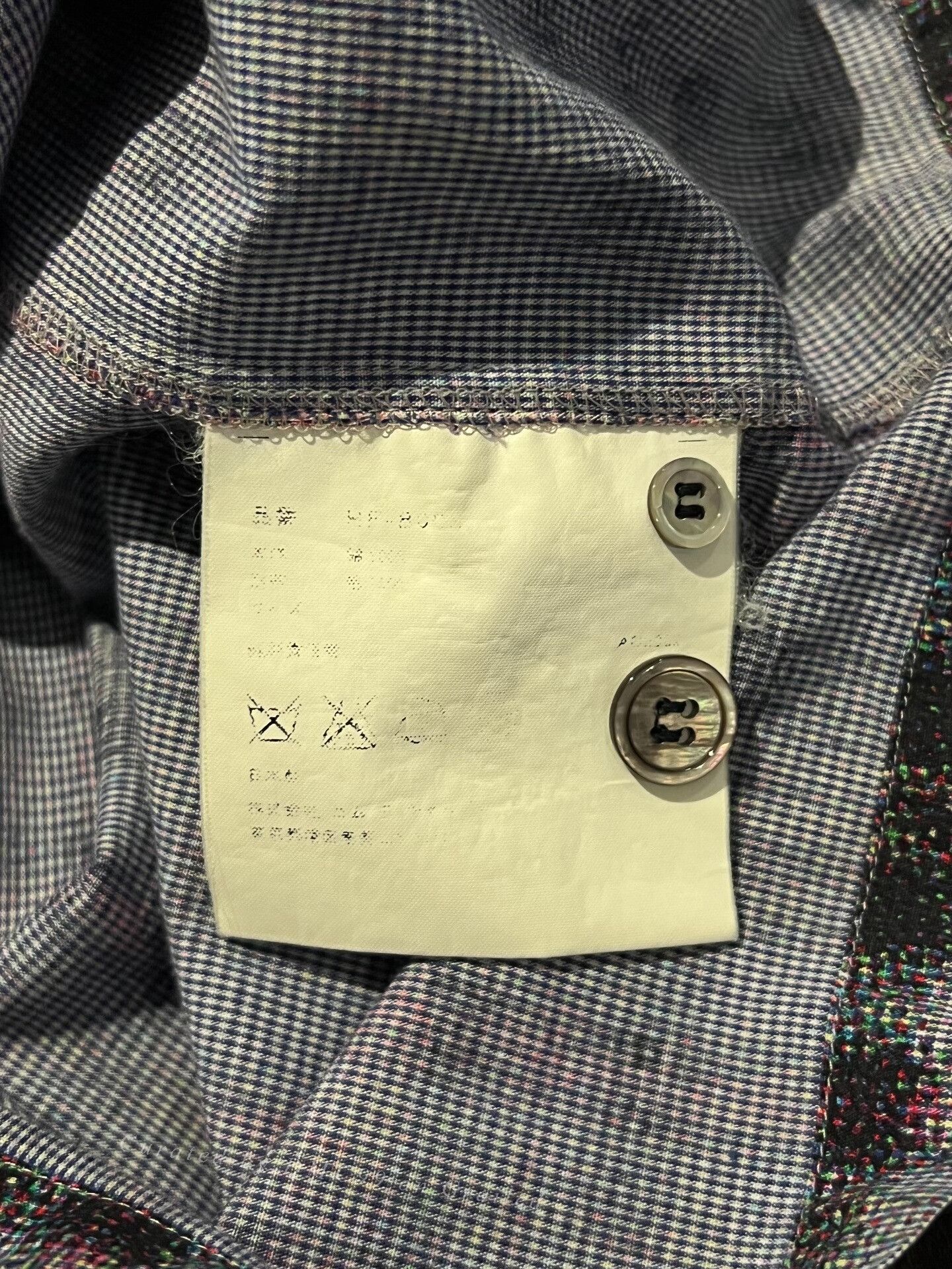 Comme des Garcons Comme des Garçons HOMME Printed Check Shirt Size US M / EU 48-50 / 2 - 5 Thumbnail