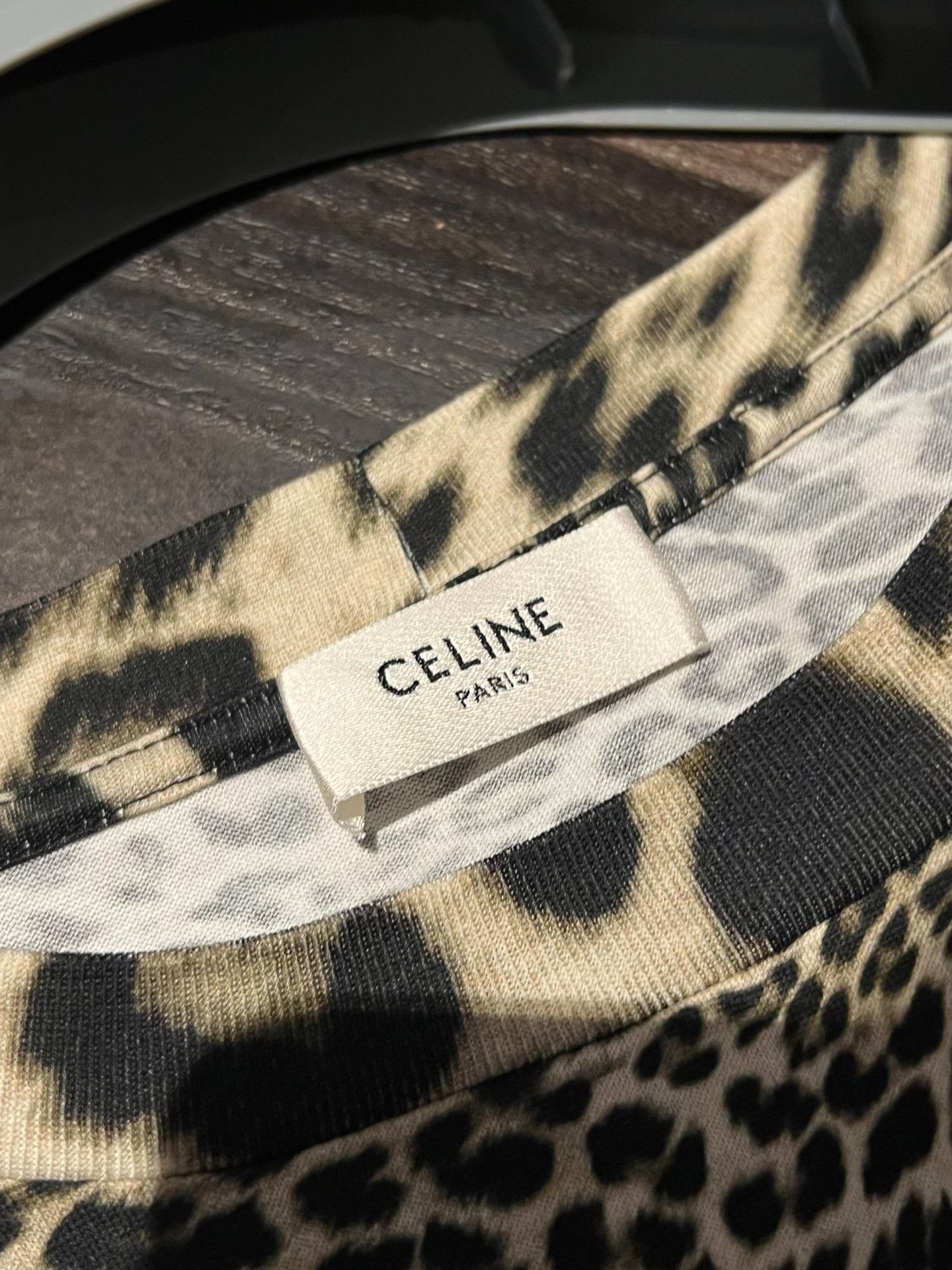 Celine CELINE Leopard Print T-shirt Size US M / EU 48-50 / 2 - 4 Thumbnail