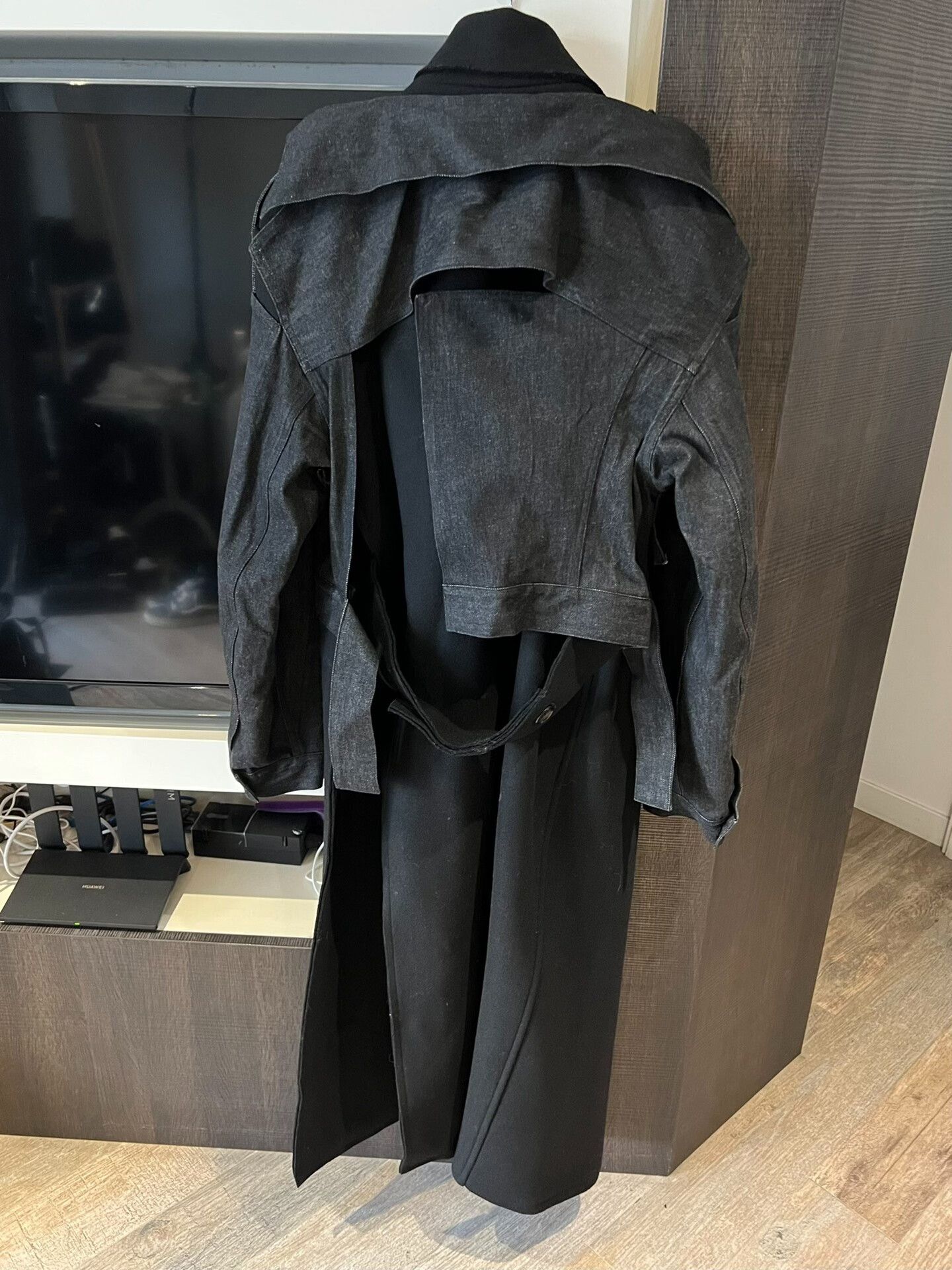 Yohji Yamamoto Yohji Yamamoto 22AW Deconstructed Denim Coat Size US M / EU 48-50 / 2 - 2 Thumbnail