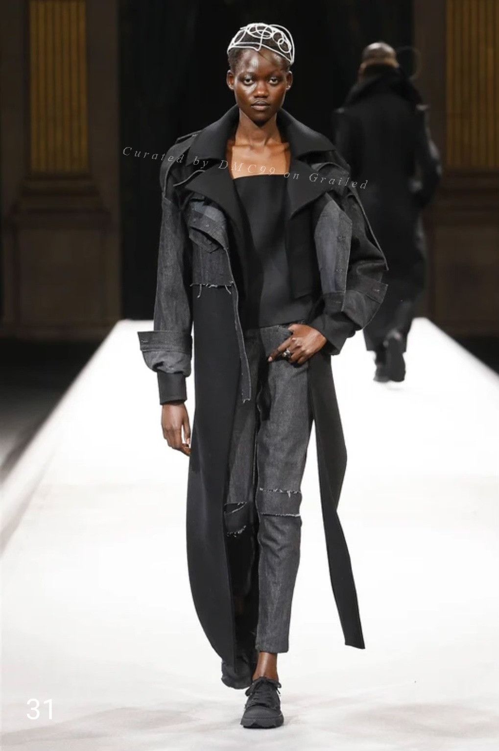 Yohji Yamamoto Yohji Yamamoto 22AW Deconstructed Denim Coat Size US M / EU 48-50 / 2 - 3 Thumbnail