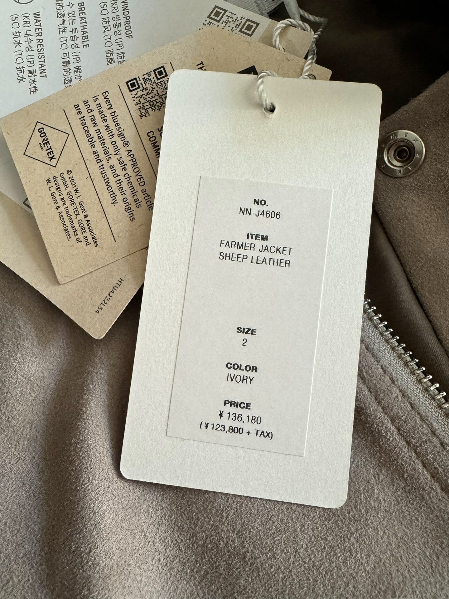 Nonnative NONNATIVE Farmer Jacket Sheep Leather Gore-Tex Size US M / EU 48-50 / 2 - 4 Thumbnail