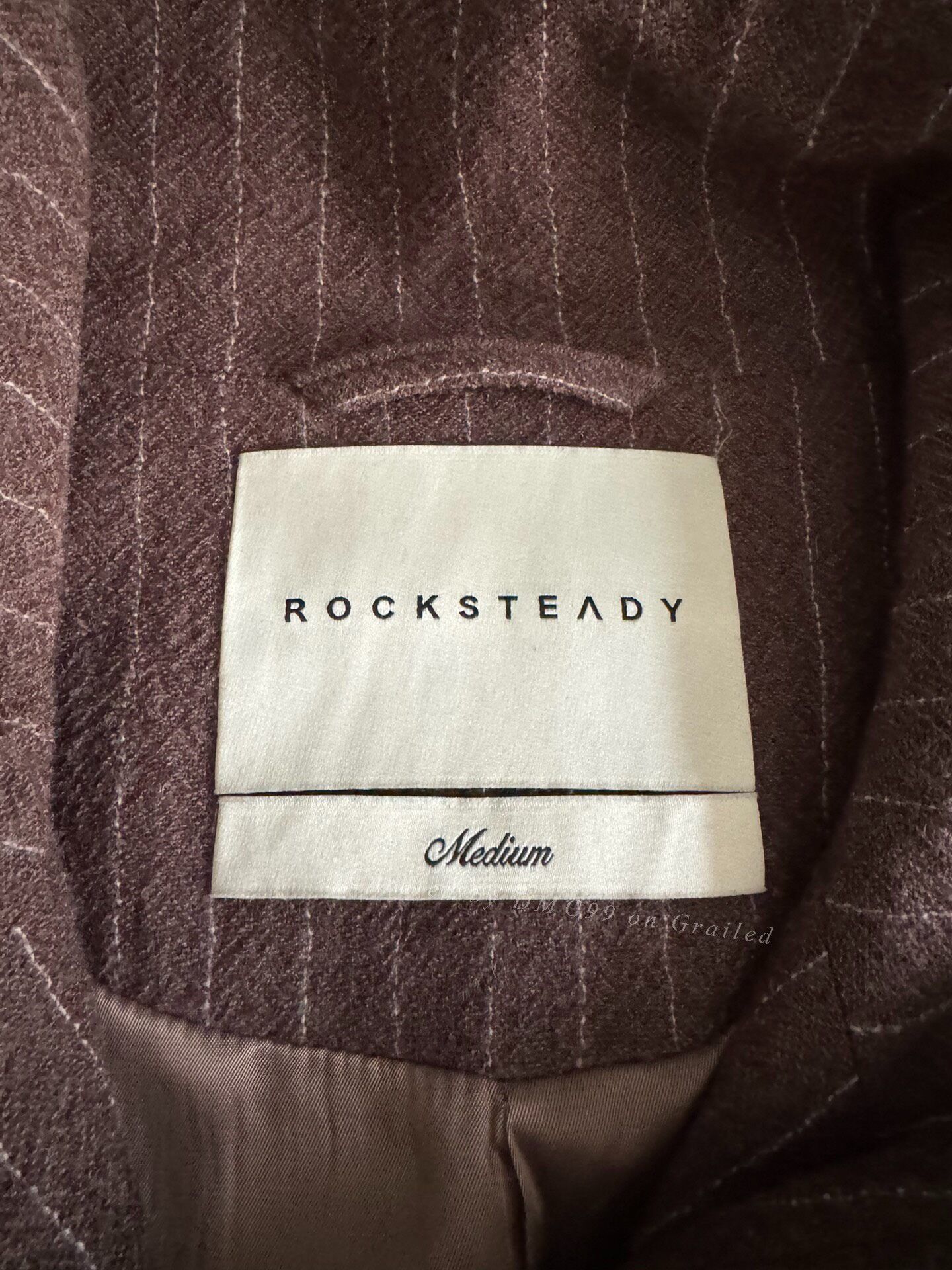ROCKSTEADY Rocksteady Brown Wool Stripe Zip Jacket Size US M / EU 48-50 / 2 - 6 Thumbnail