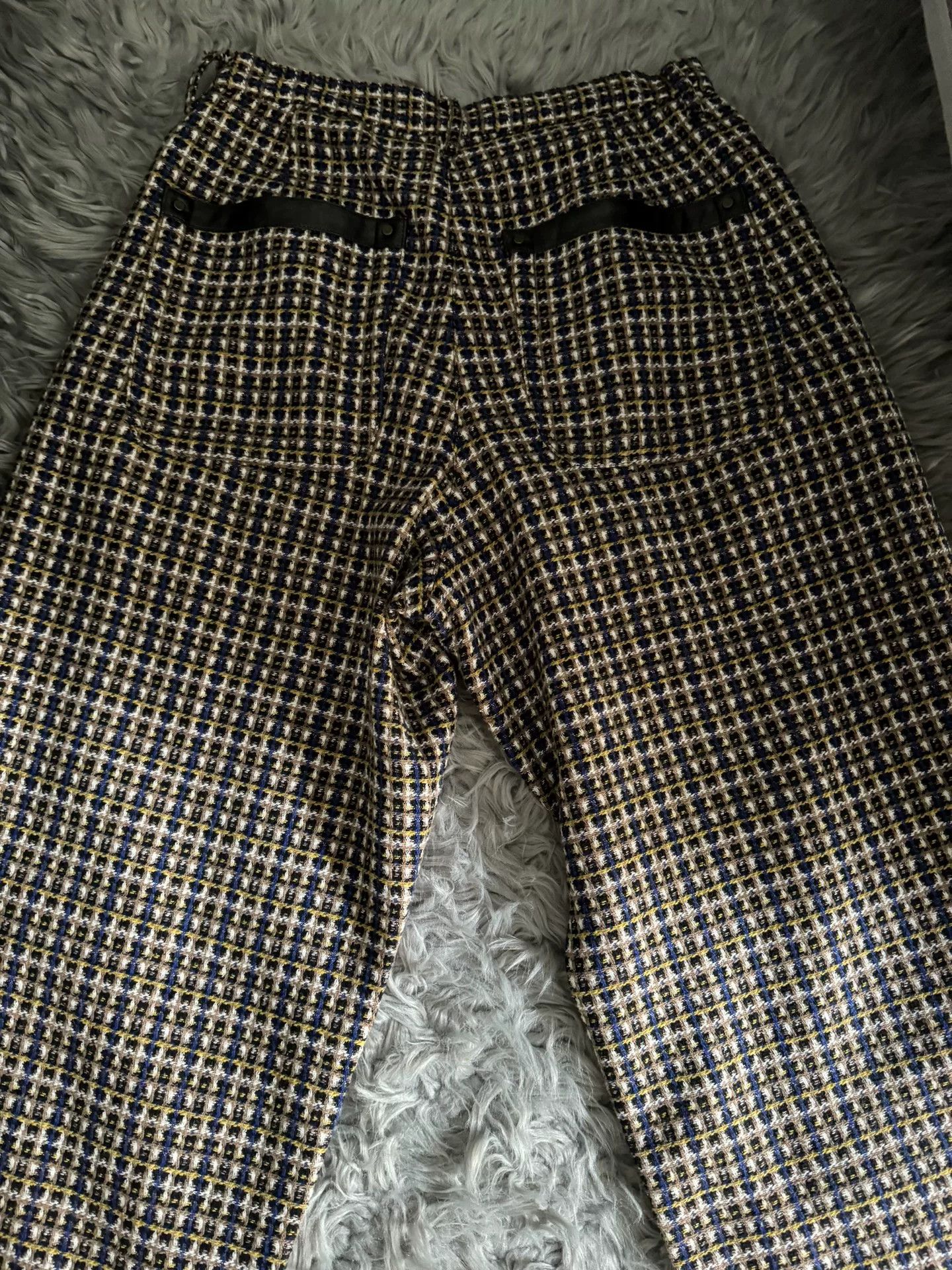 eS Esoteric Wool Plaid Baggy Pants Size US 30 / EU 46 - 6 Thumbnail