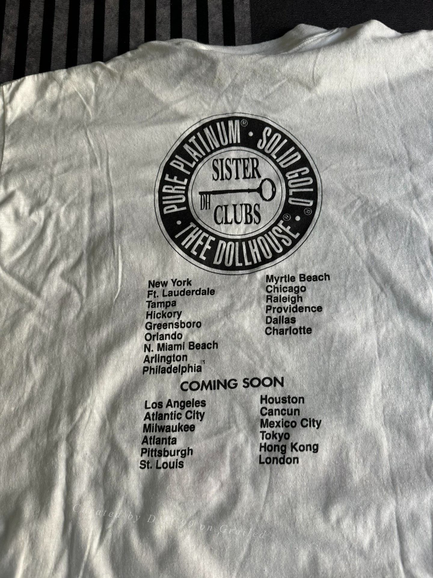 Vintage Vintage THEE DOLLHOUSES Gentlemen's Club 90s Tee Size US M / EU 48-50 / 2 - 4 Thumbnail