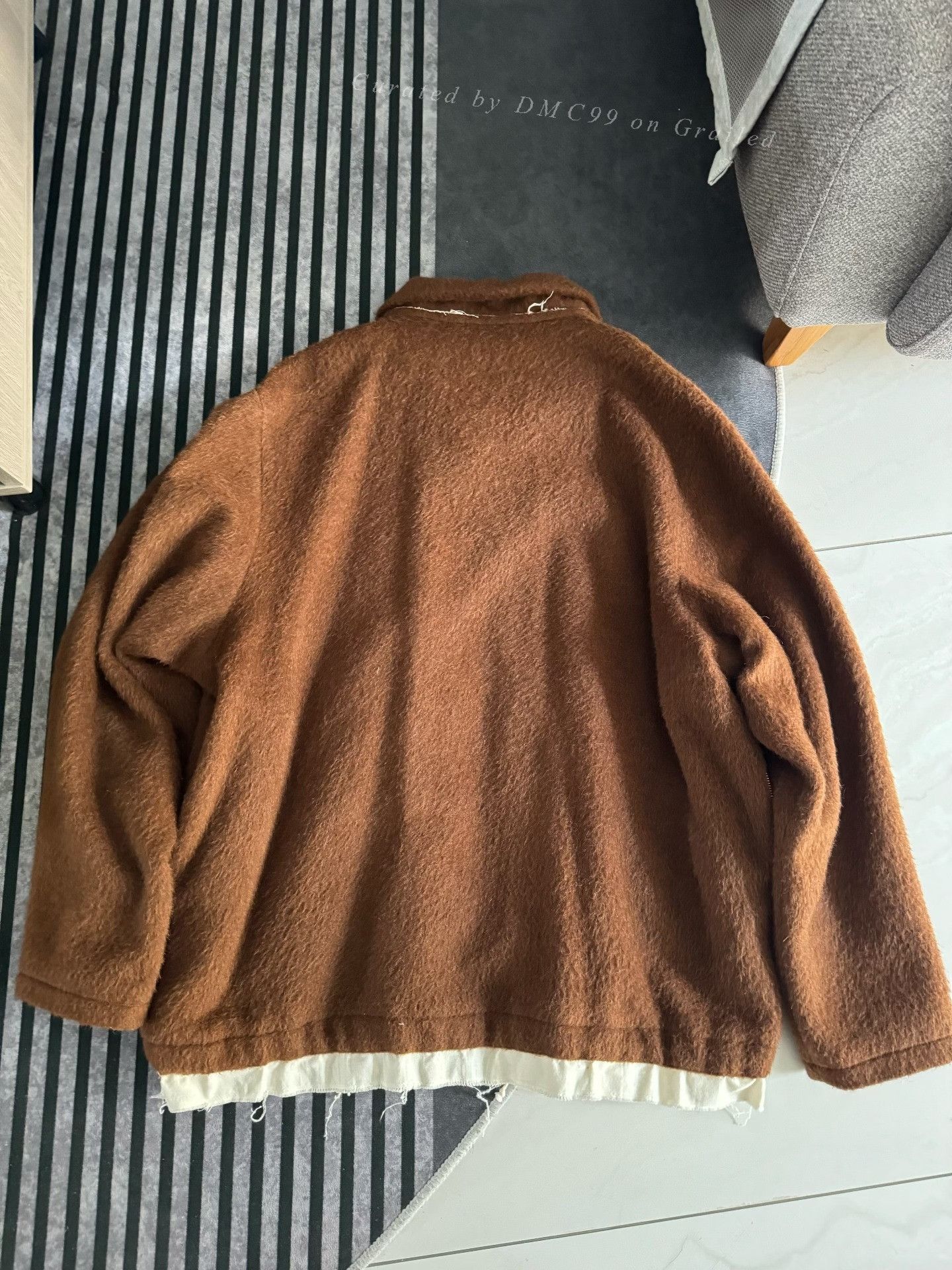 Camiel Fortgens Camiel Fortgens 24FW Alpaca Zip Pullover Jacket Size US L / EU 52-54 / 3 - 5 Thumbnail