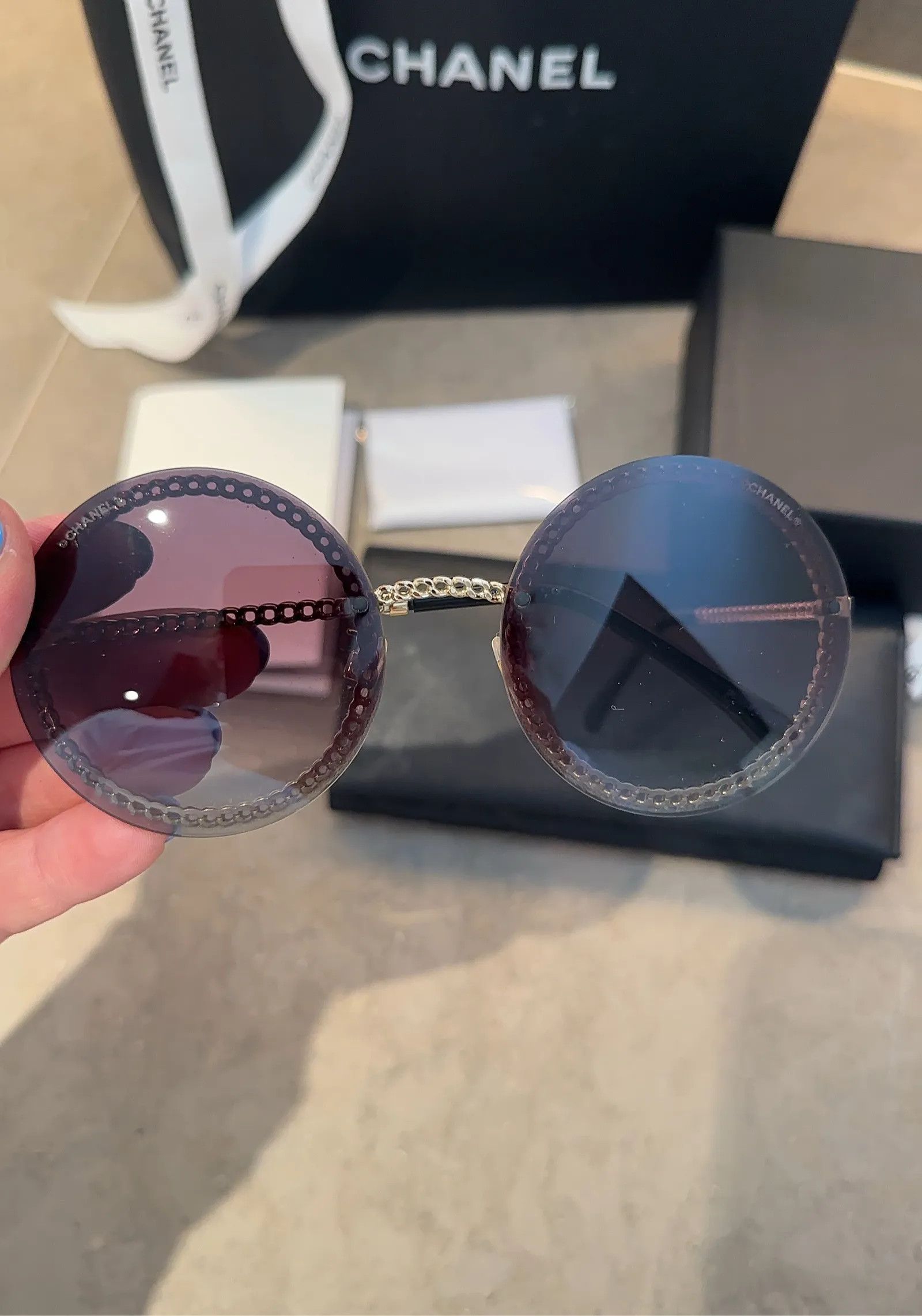 Chanel Chanel Sunglasses Size ONE SIZE - 5 Thumbnail