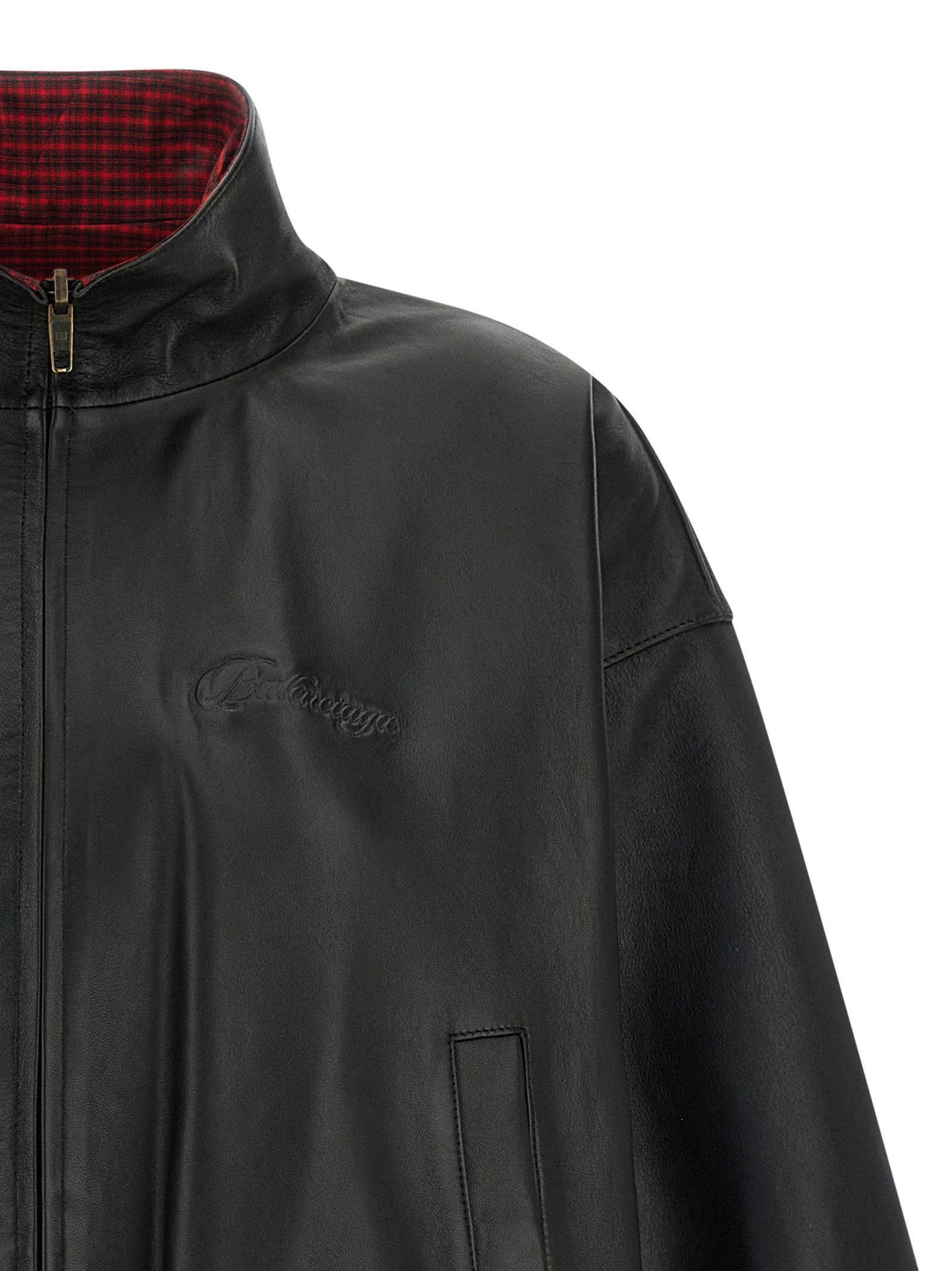 Balenciaga Reversible leather jacket Size S / US 4 / IT 40 - 4 Thumbnail