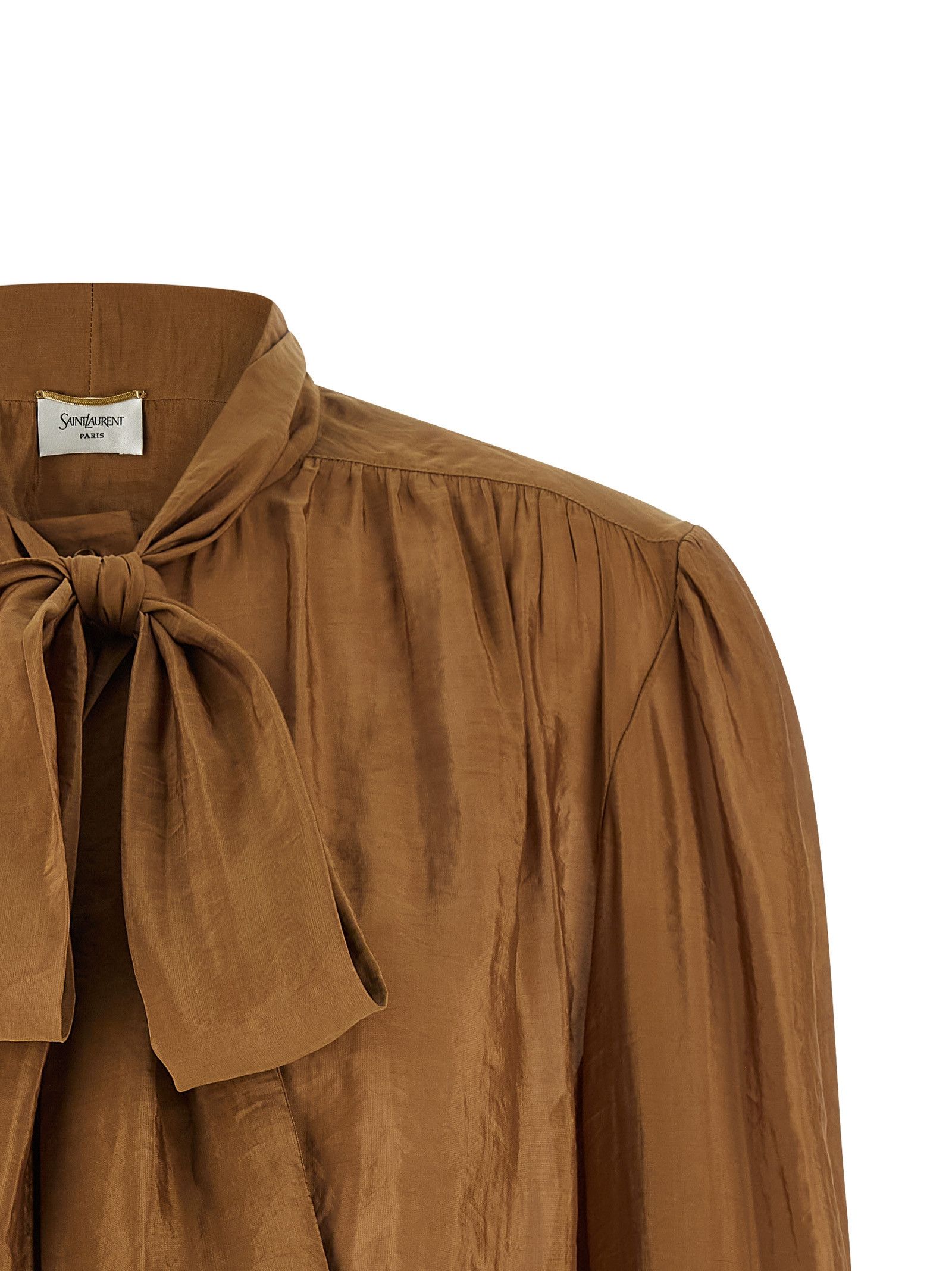 Saint Laurent Paris Lavallière neck blouse Size M / US 6-8 / IT 42-44 - 4 Thumbnail