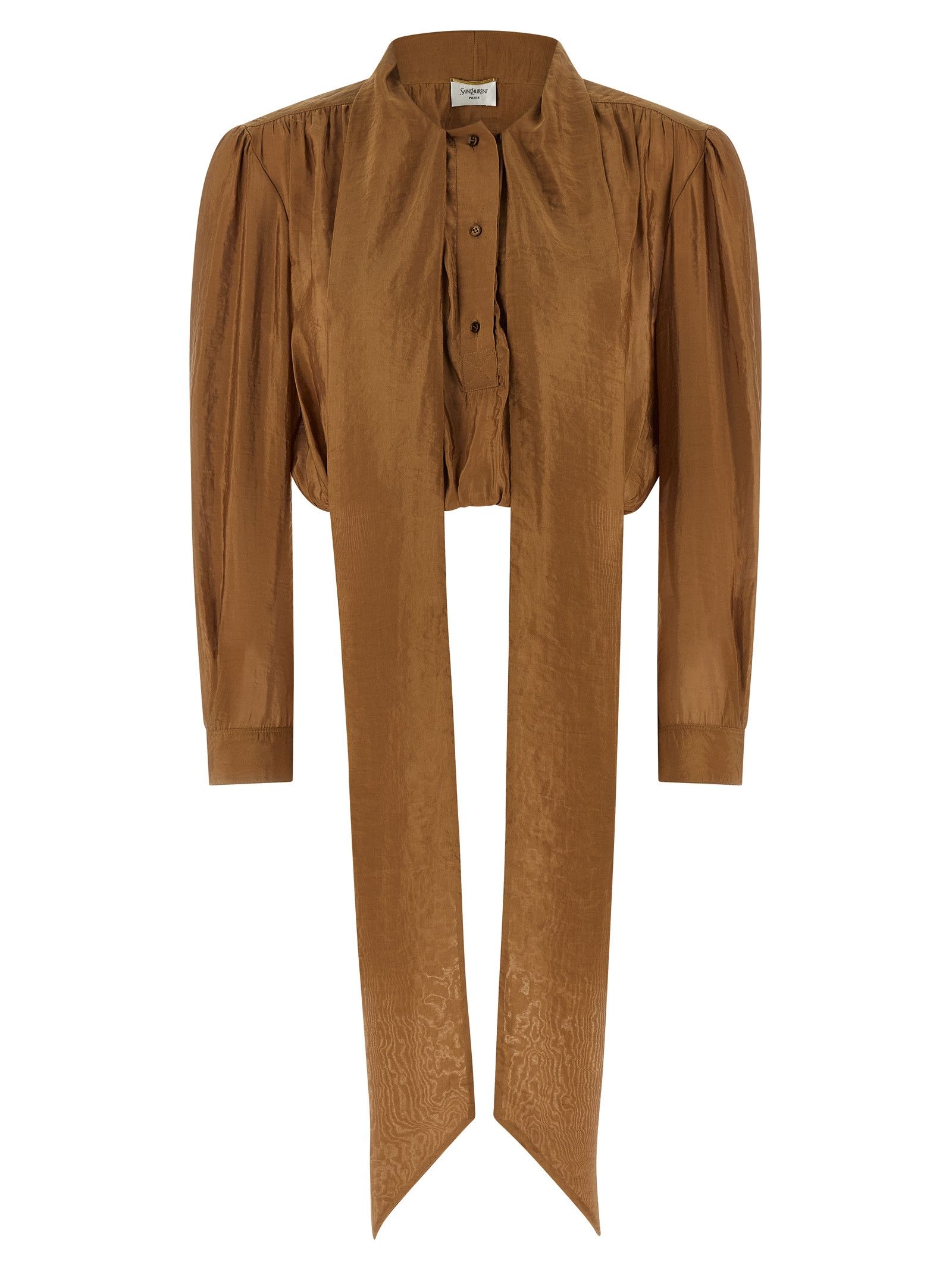 Saint Laurent Paris Lavallière neck blouse Size M / US 6-8 / IT 42-44 - 2 Thumbnail