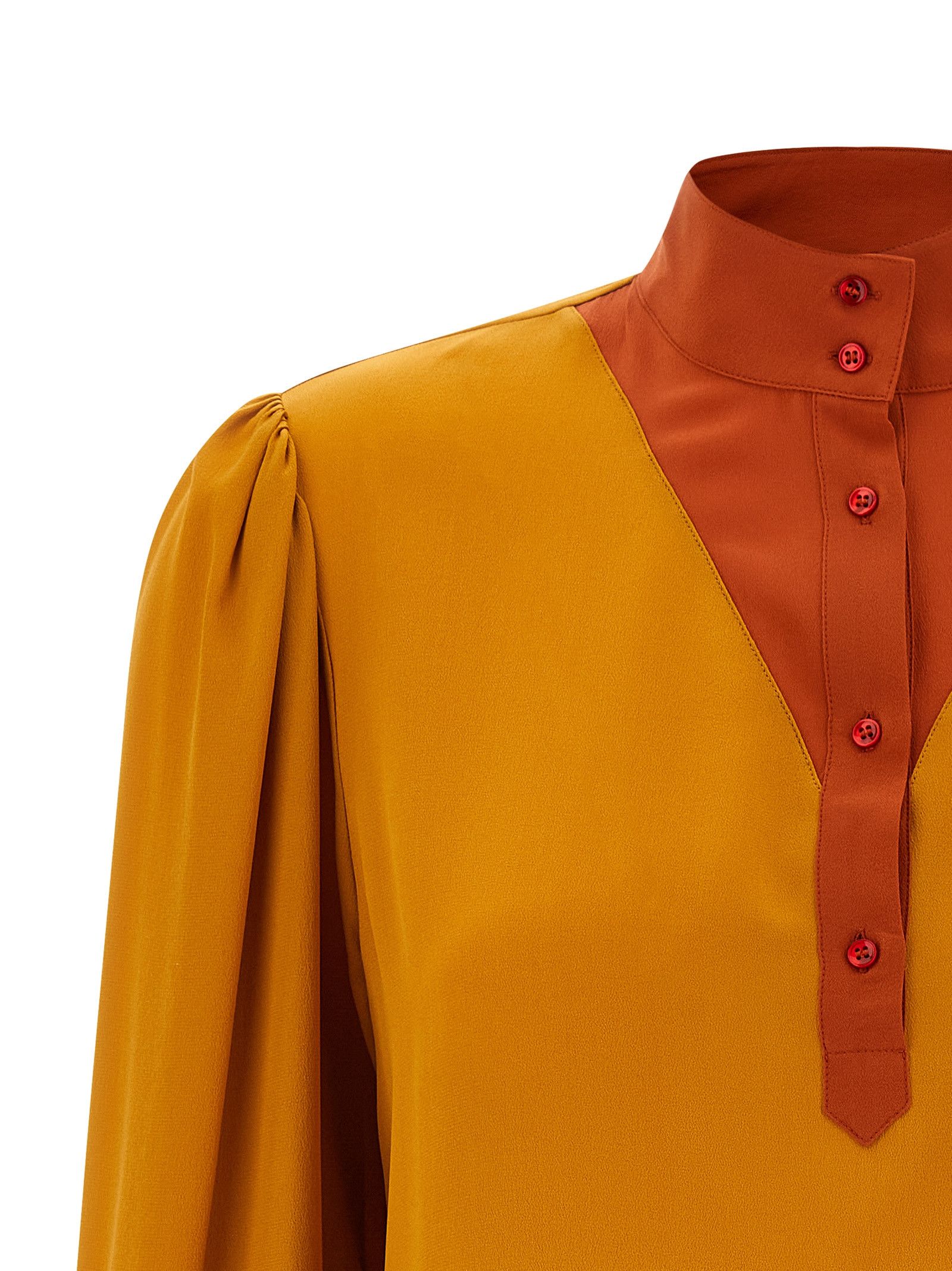 Saint Laurent Paris Color-block blouse Size M / US 6-8 / IT 42-44 - 3 Thumbnail