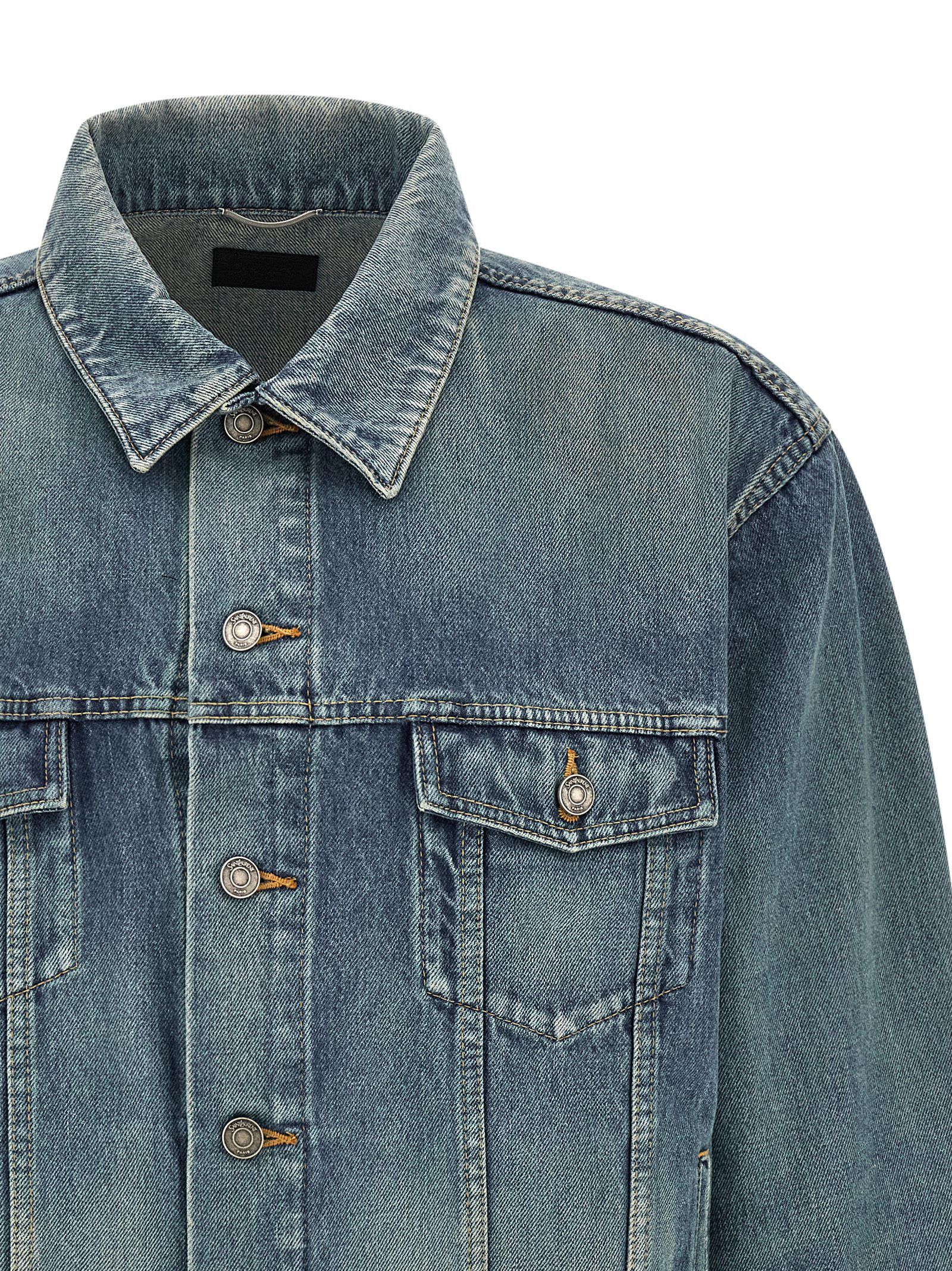 Saint Laurent Paris 'Trucker' jacket Size US L / EU 52-54 / 3 - 3 Thumbnail