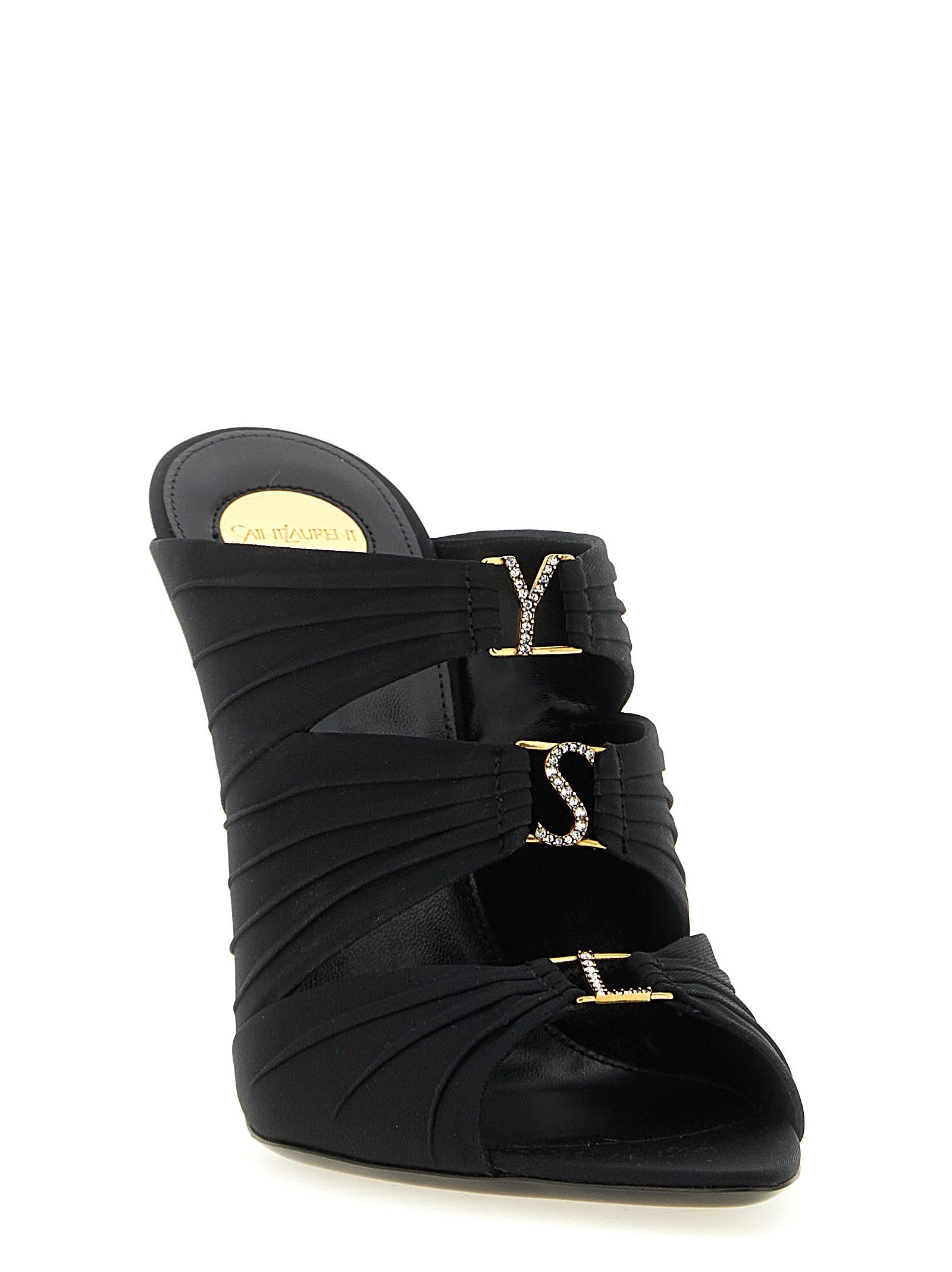 Saint Laurent Paris 'Emilie' mules Size US 6 / IT 36 - 2 Thumbnail