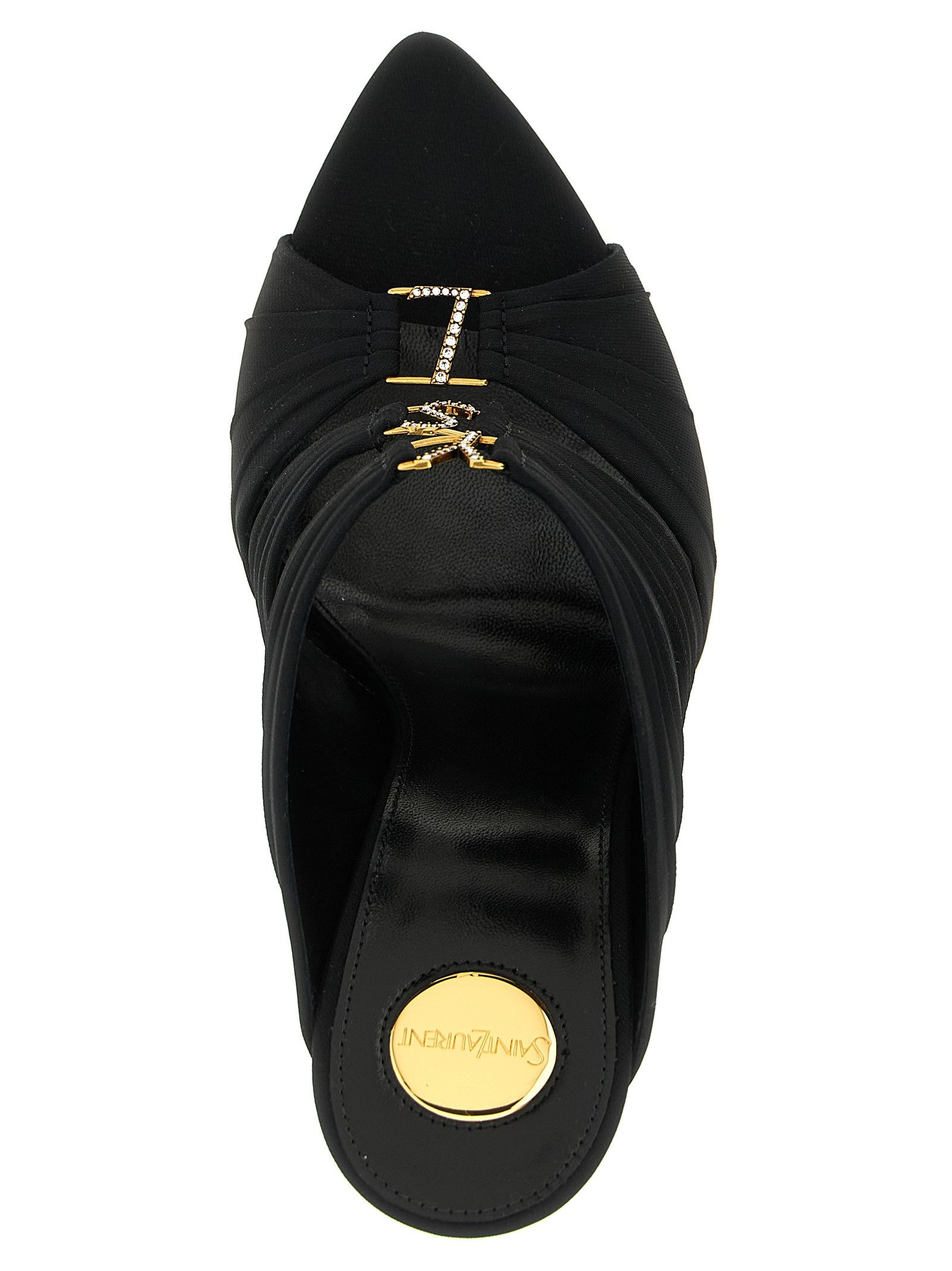 Saint Laurent Paris 'Emilie' mules Size US 7 / IT 37 - 4 Thumbnail