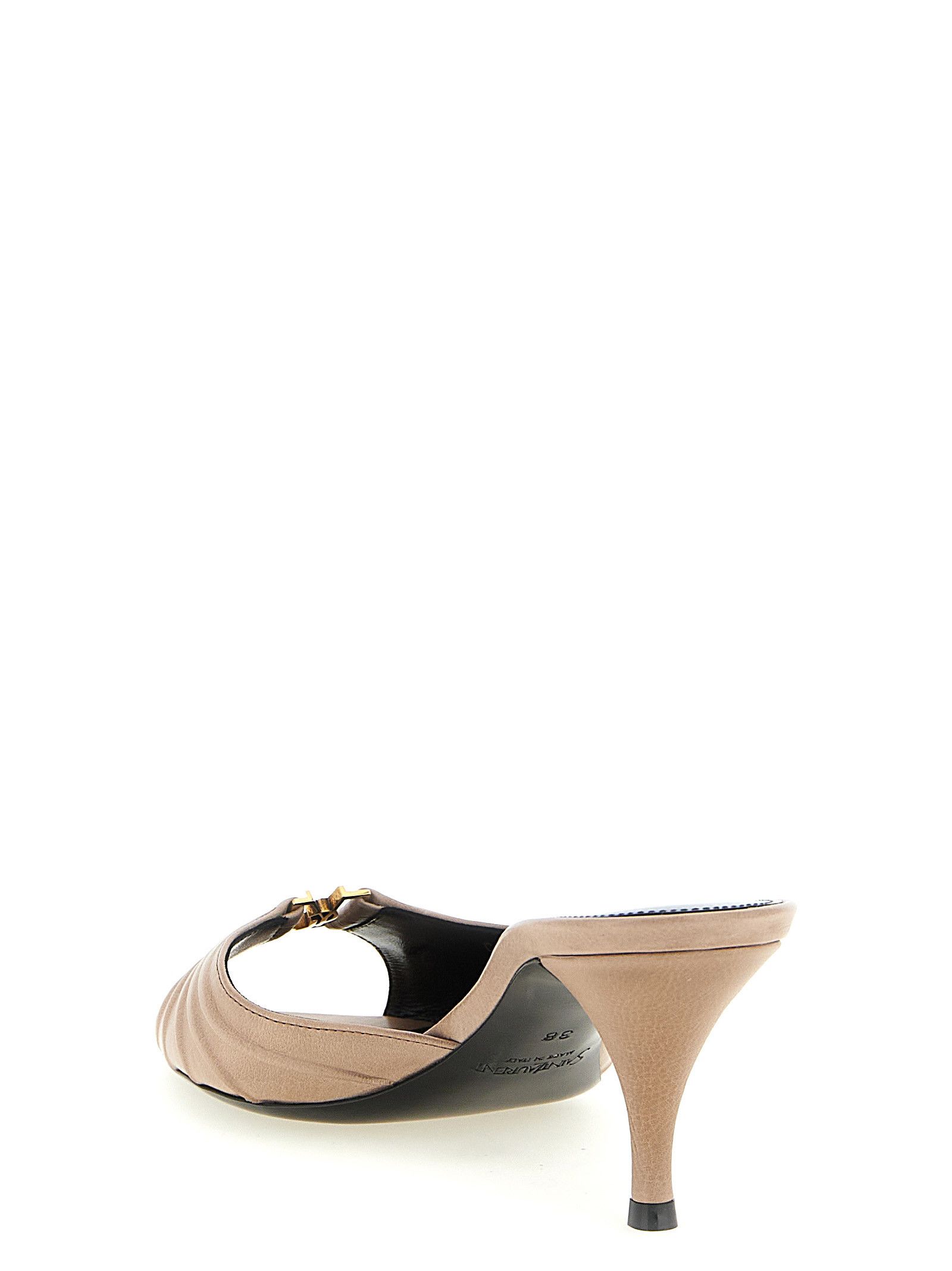 Saint Laurent Paris 'Babylone' mules Size US 7 / IT 37 - 3 Thumbnail