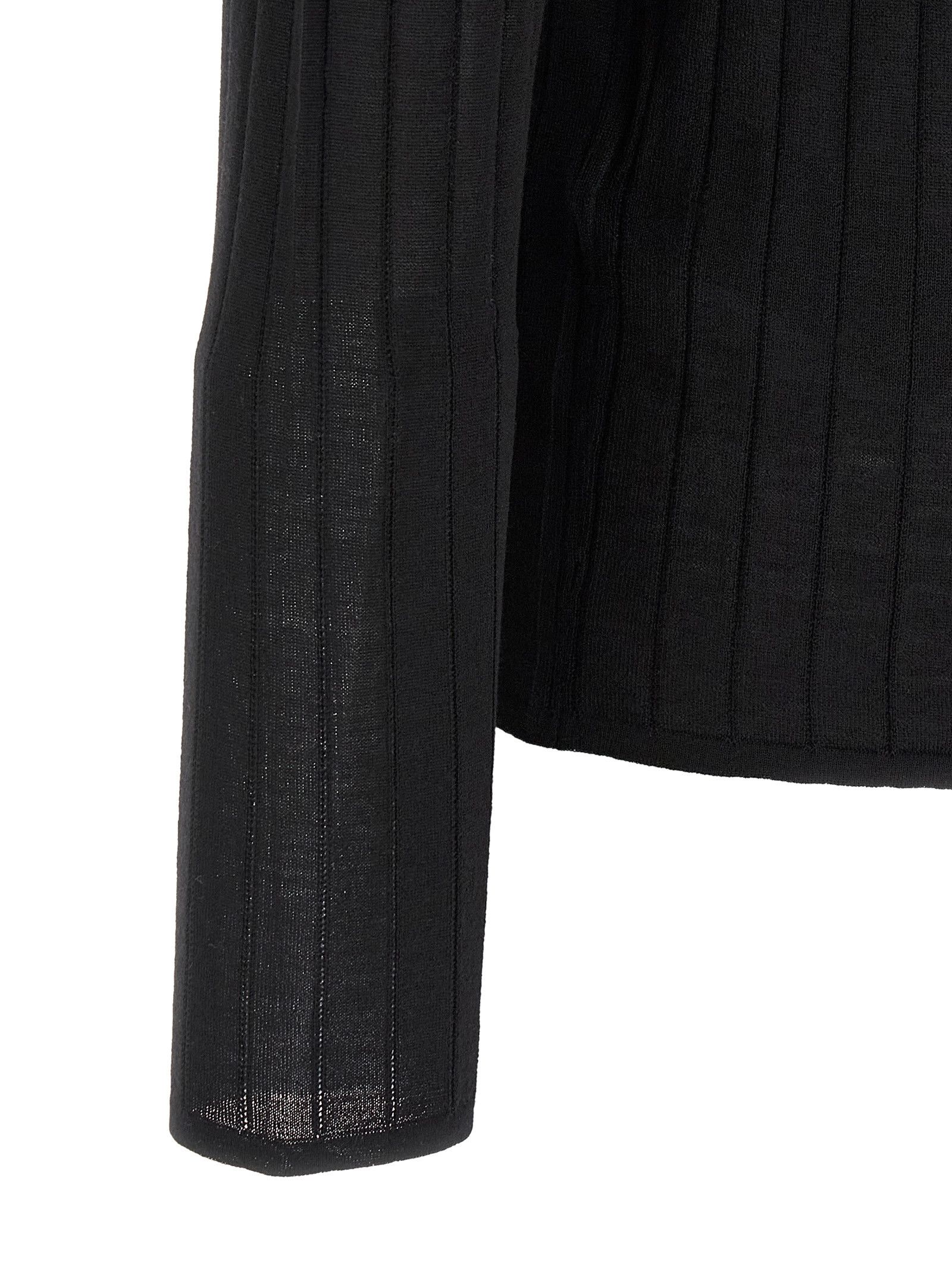 Saint Laurent Paris Pointelle wool polo shirt Size US L / EU 52-54 / 3 - 4 Thumbnail