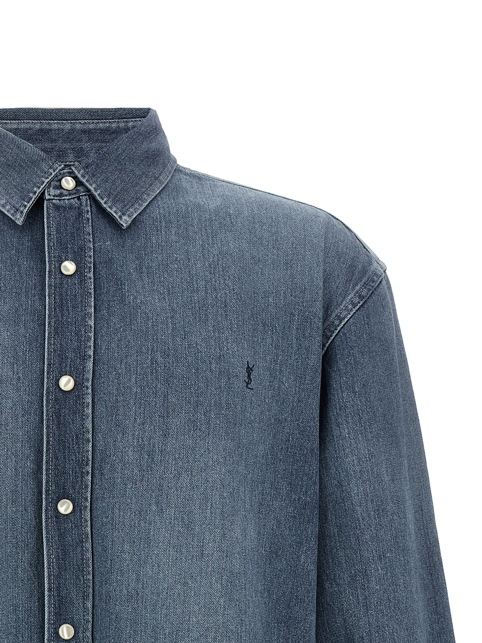 Saint Laurent Paris 'Cassandre' shirt Size US XL / EU 56 / 4 - 3 Thumbnail