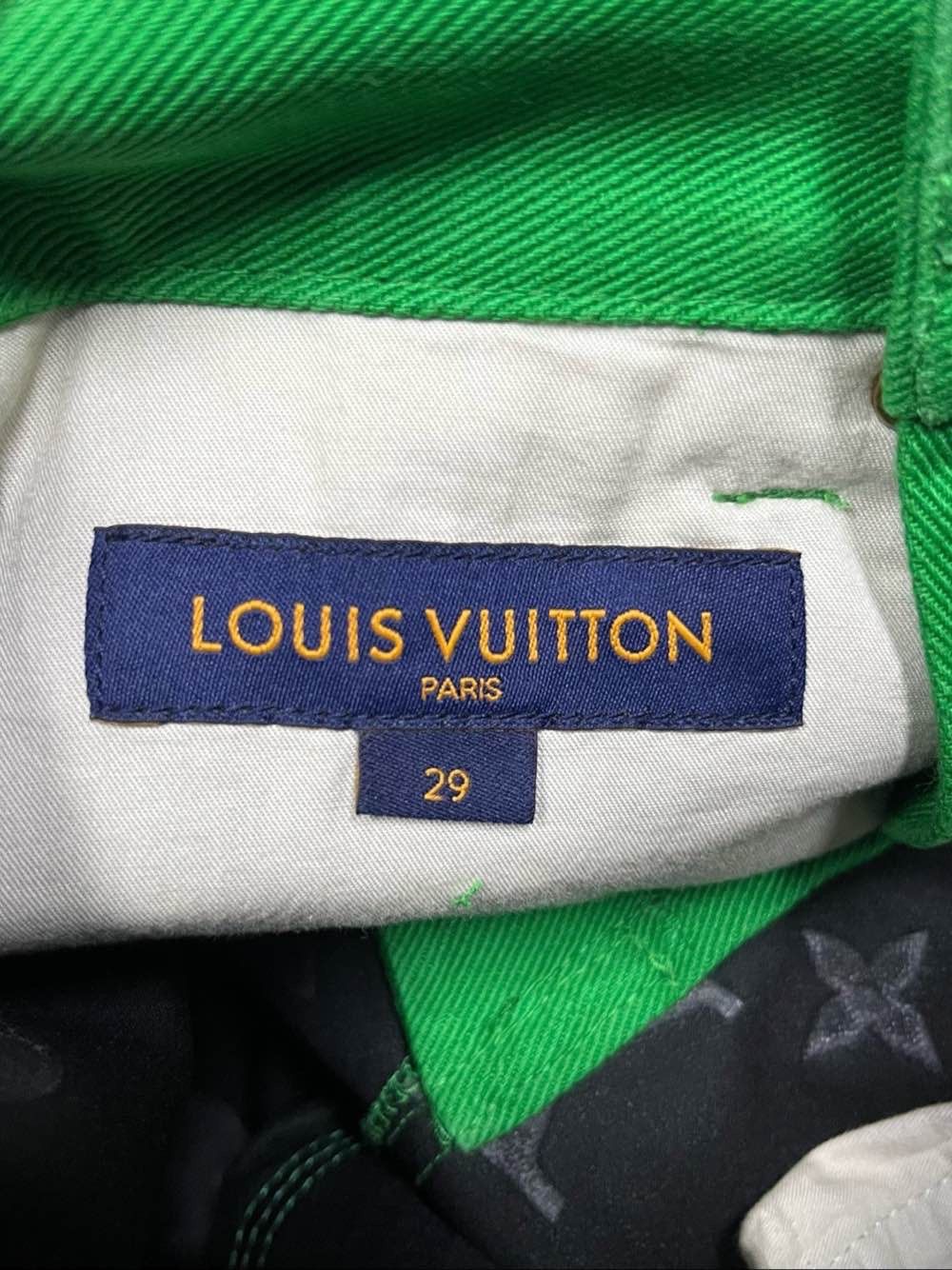 Louis Vuitton Louis Vuitton Monogram Denim Cargo Pants Size 29 Size US 29 - 3 Thumbnail