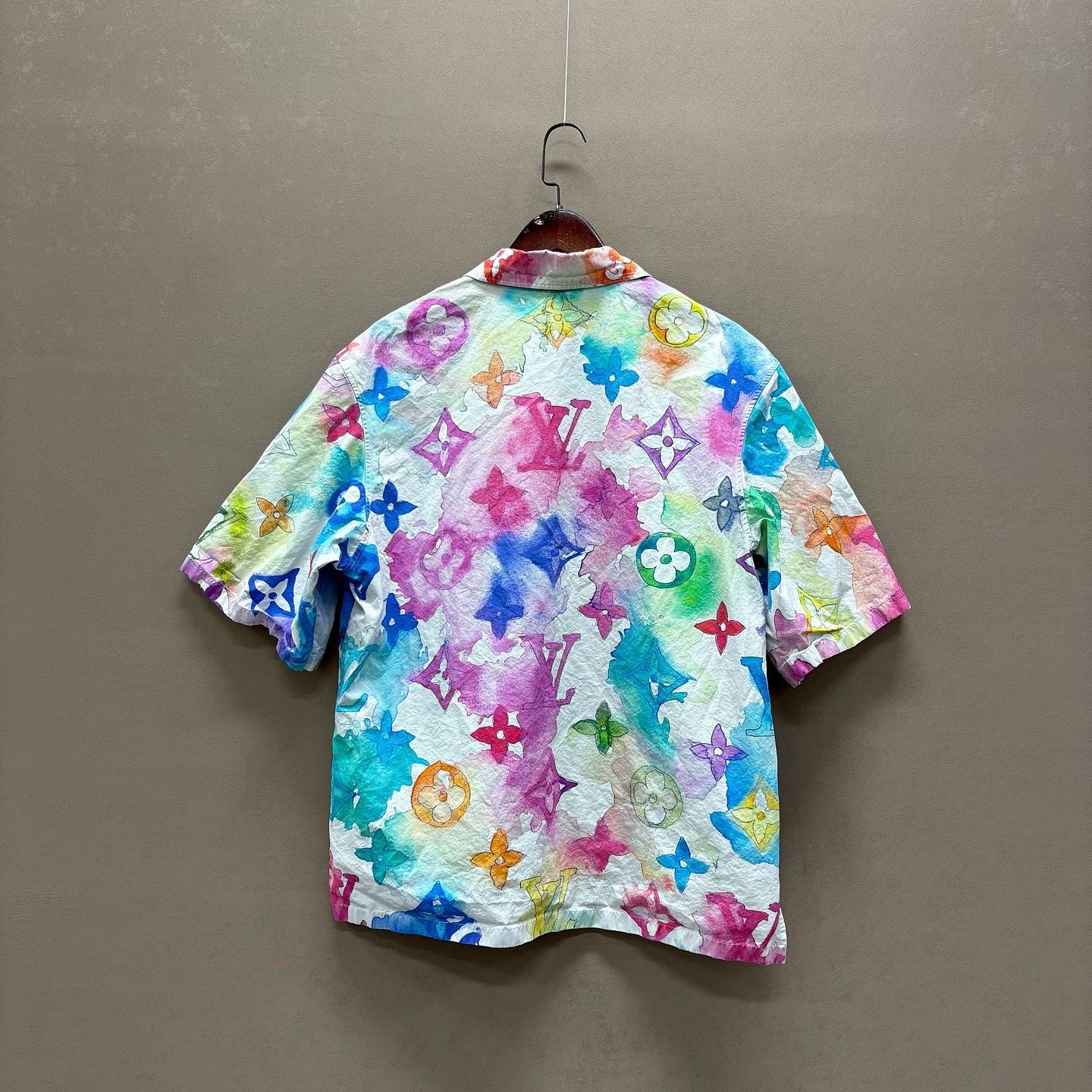 Louis Vuitton Louis Vuitton Watercolor Monogram Short Sleeve Shirt M Size US M / EU 48-50 / 2 - 2 Thumbnail