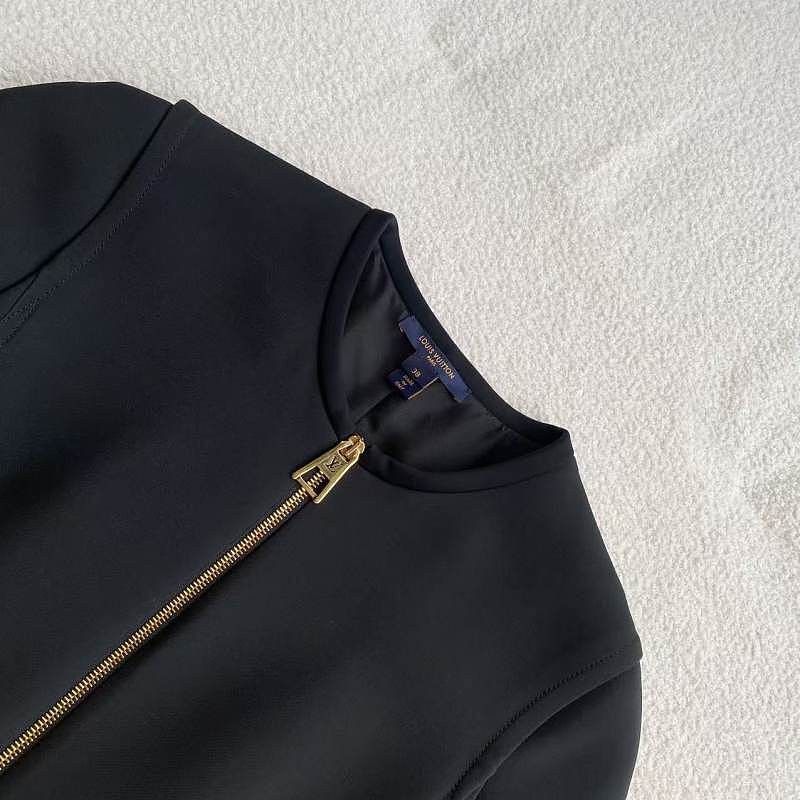 Louis Vuitton Louis Vuitton Wool Silk Zip Mini Dress Size 38 Size S / US 4 / IT 40 - 3 Thumbnail