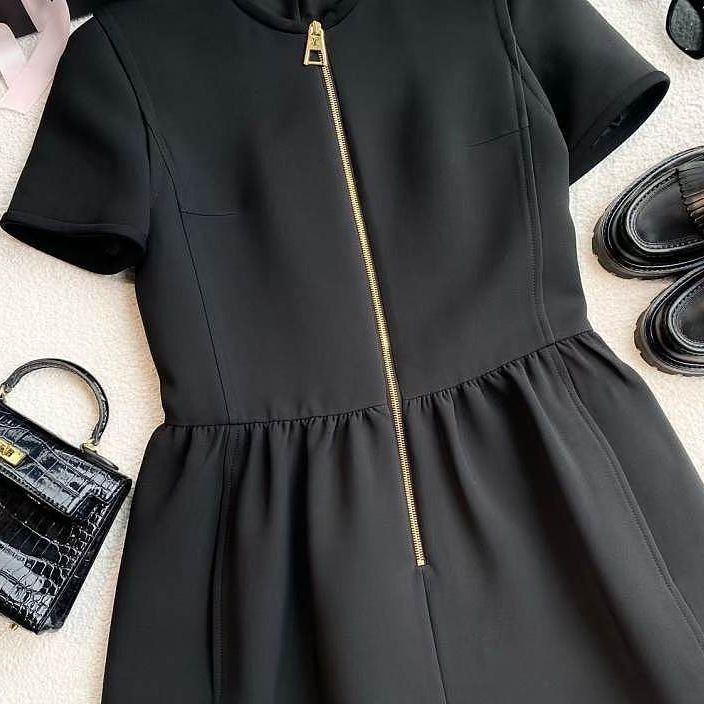 Louis Vuitton Louis Vuitton Wool Silk Zip Mini Dress Size 38 Size S / US 4 / IT 40 - 7 Thumbnail