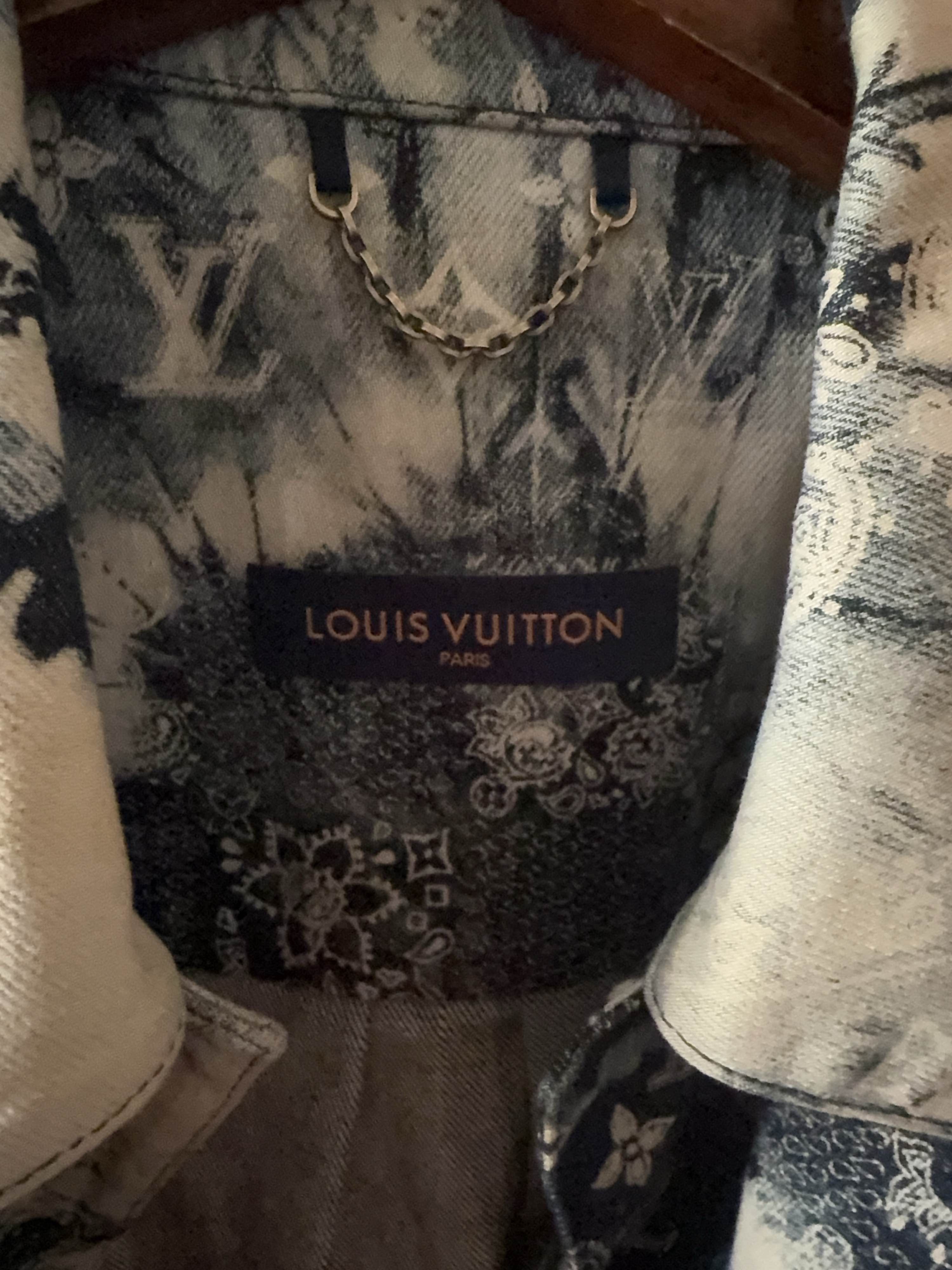 Louis Vuitton Louis Vuitton Monogram Bandana Print Short Sleeve Shirt XXL Size US XXL / EU 58 / 5 - 3 Thumbnail