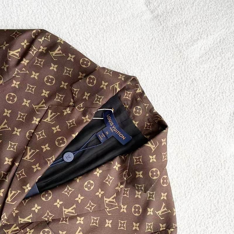 Louis Vuitton Louis Vuitton Monogram Silk Blazer Size 36 Size XS / US 0-2 / IT 36-38 - 3 Thumbnail