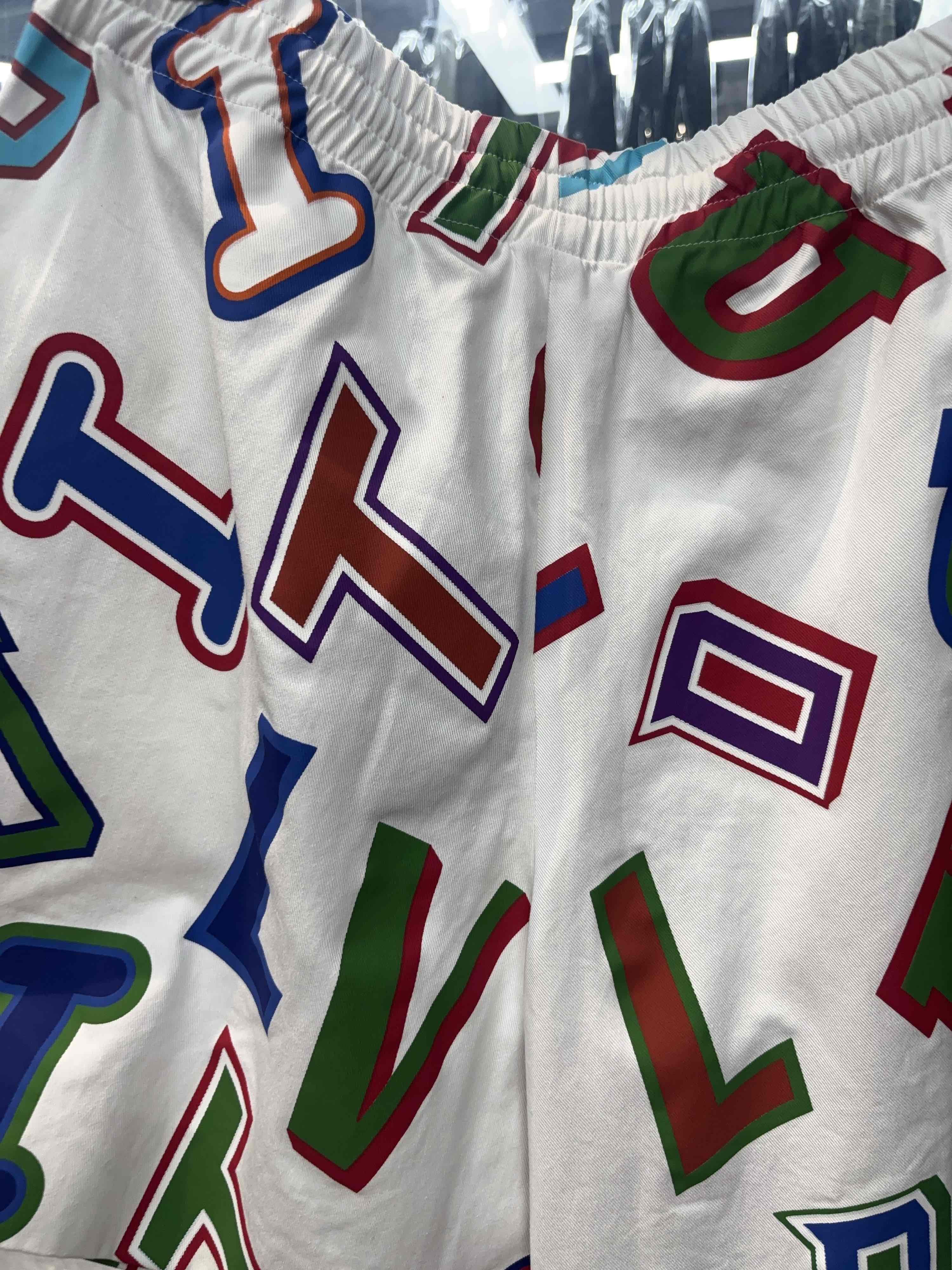 Louis Vuitton Louis Vuitton Multi-Color Logo Shorts Size S Size US 30 / EU 46 - 8 Thumbnail