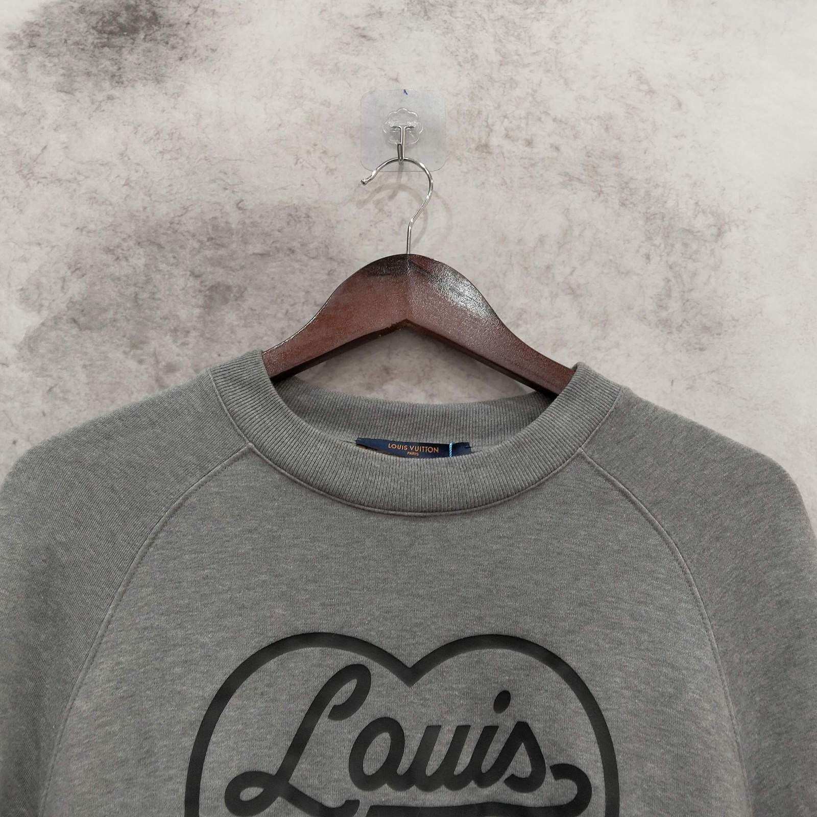 Louis Vuitton Louis Vuitton x Nigo Heart Logo Crewneck Sweatshirt Size L Size US L / EU 52-54 / 3 - 6 Thumbnail