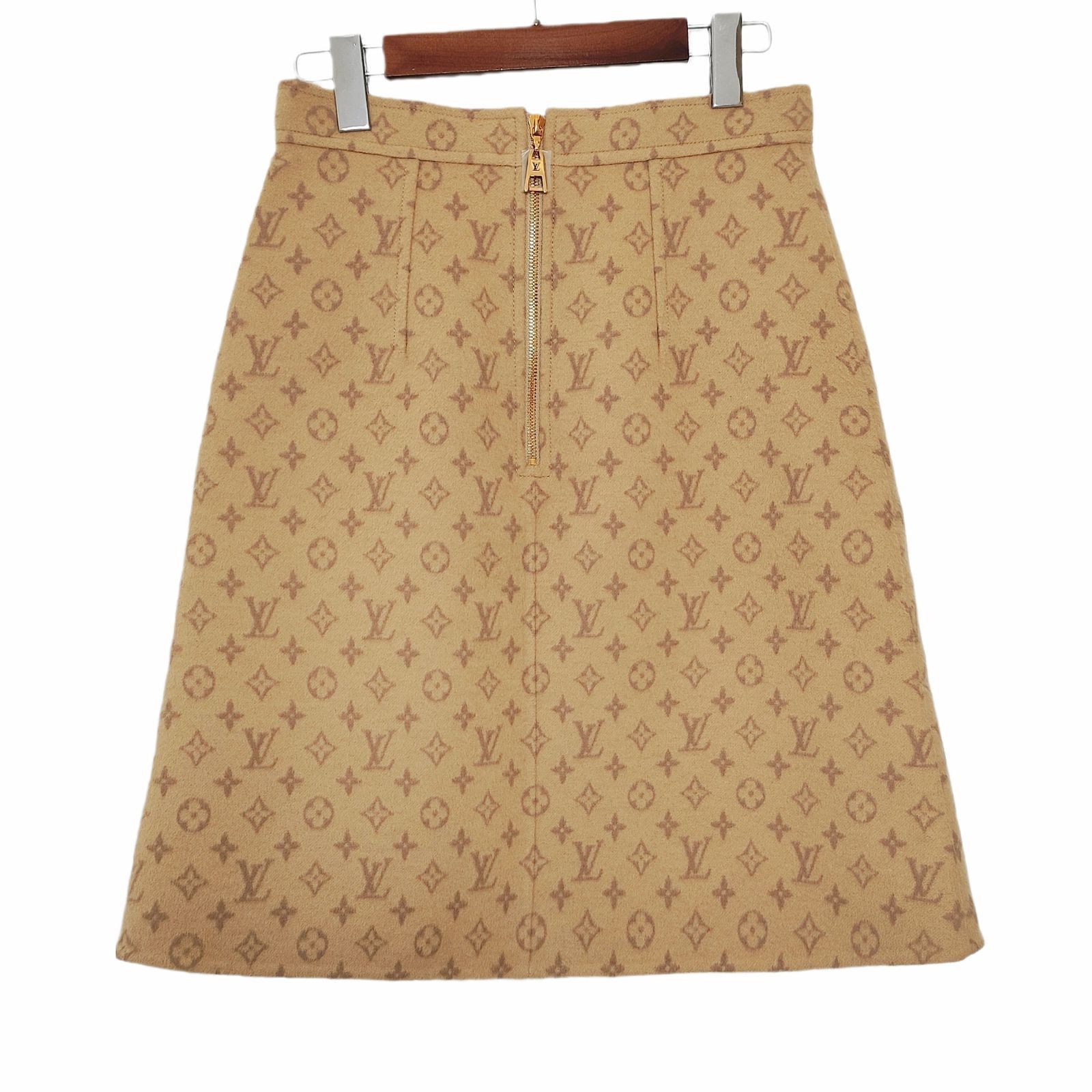 Louis Vuitton Louis Vuitton Monogram Wool Skirt Size 38 Size 26" / US 2 / IT 38 - 2 Thumbnail